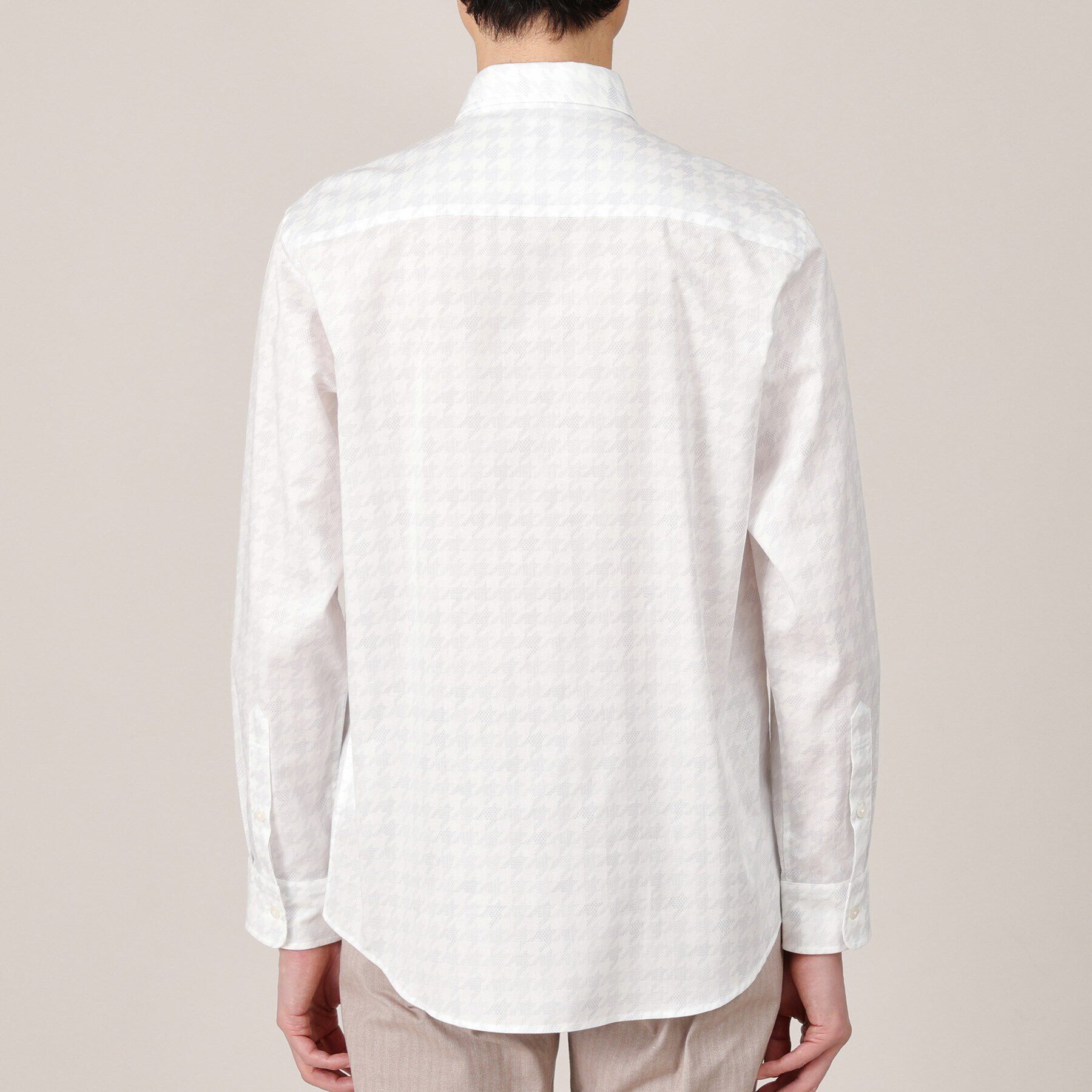 TAKEO KIKUCHI「【Made in JAPAN】千鳥プリント シャツ」|シャツ・ブラウス|