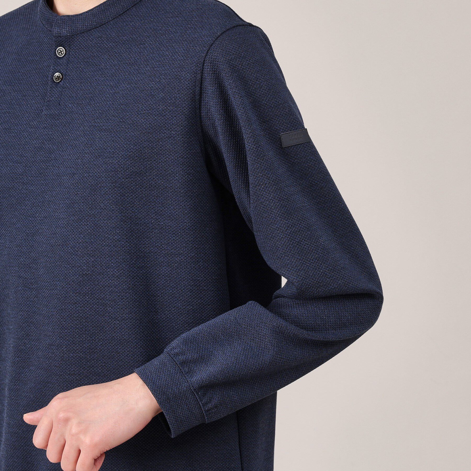 TAKEO KIKUCHI「メランジ ハニカム プルーバー」|Tシャツ・カットソー|