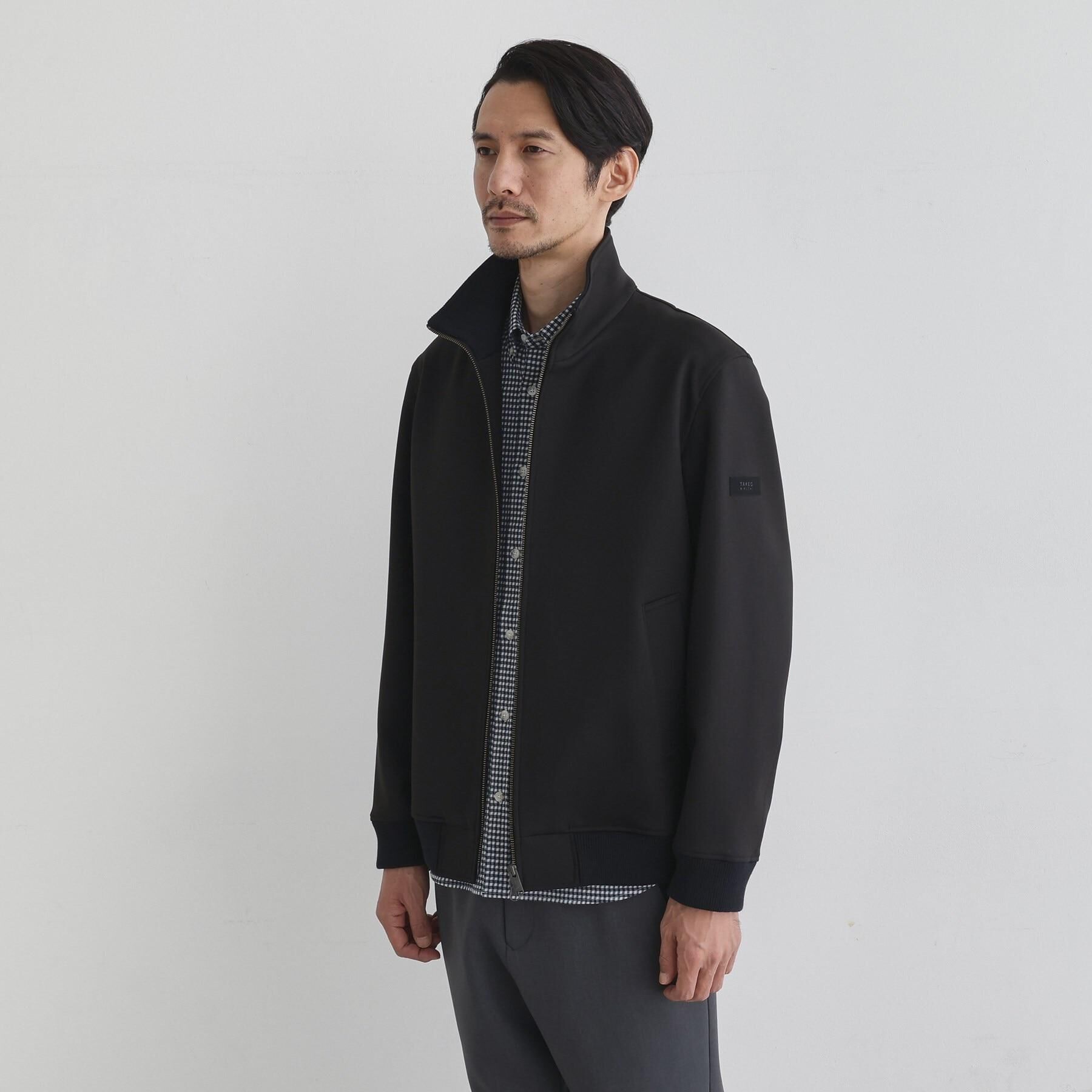 TAKEO KIKUCHI「【JUST ONE LAYER】ダウンファブリック ジップアップ リブ ブルゾン」|ブルゾン・スタジャン|