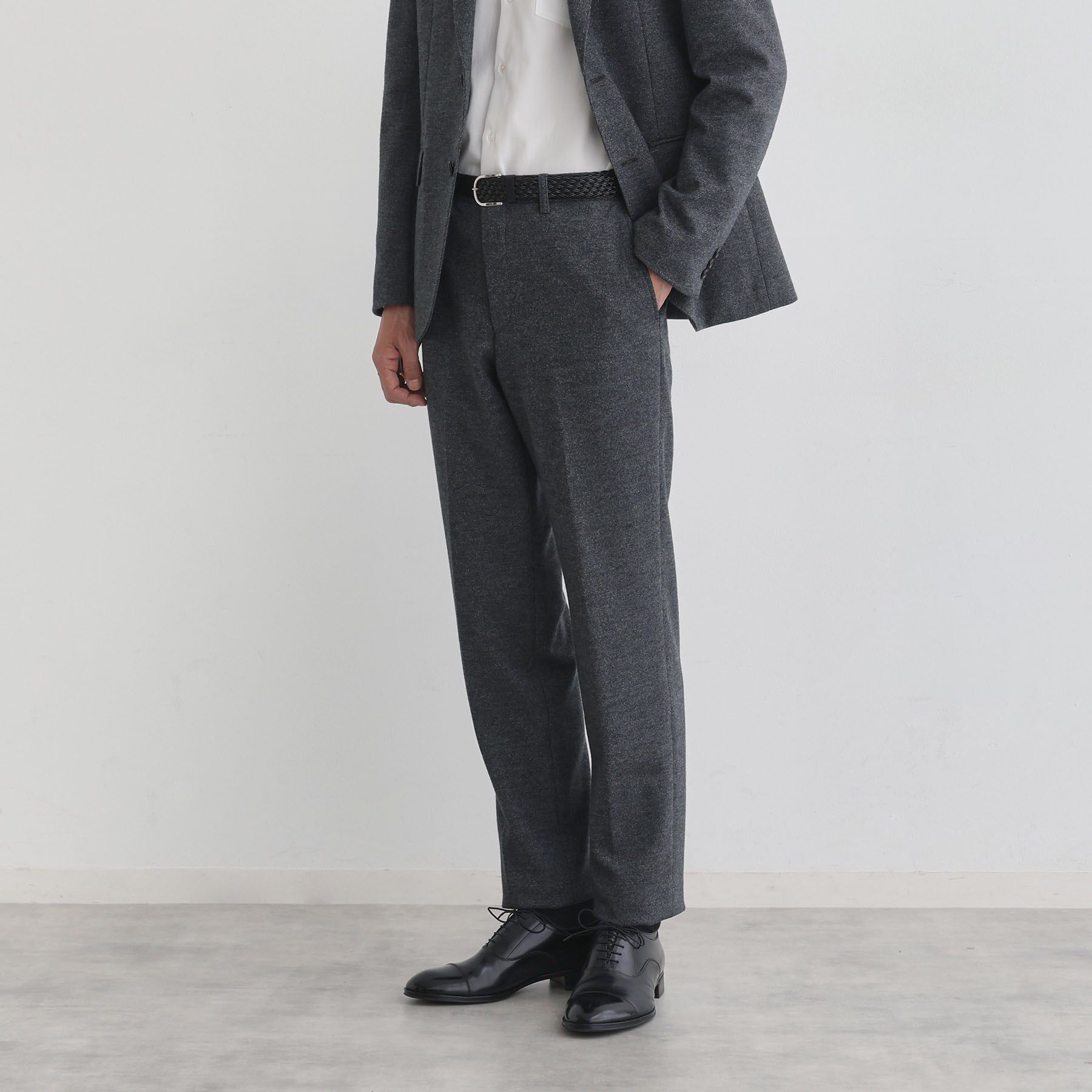 TAKEO KIKUCHI「【Sサイズ～】尾州織 ピンヘッドムリネ パンツ」|その他|グレー(012)