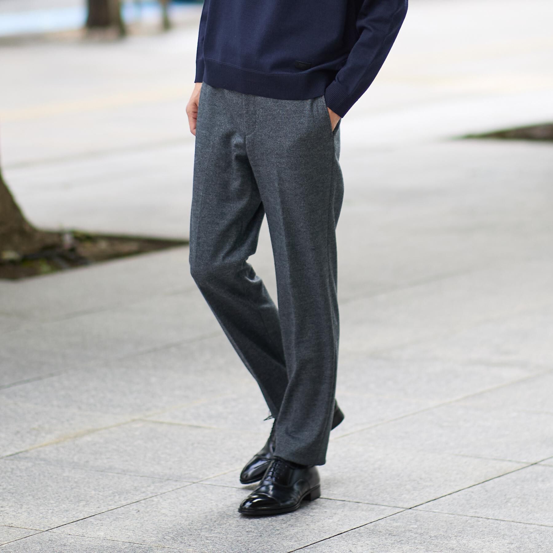 TAKEO KIKUCHI「【Sサイズ～】尾州織 ピンヘッドムリネ パンツ」|その他|