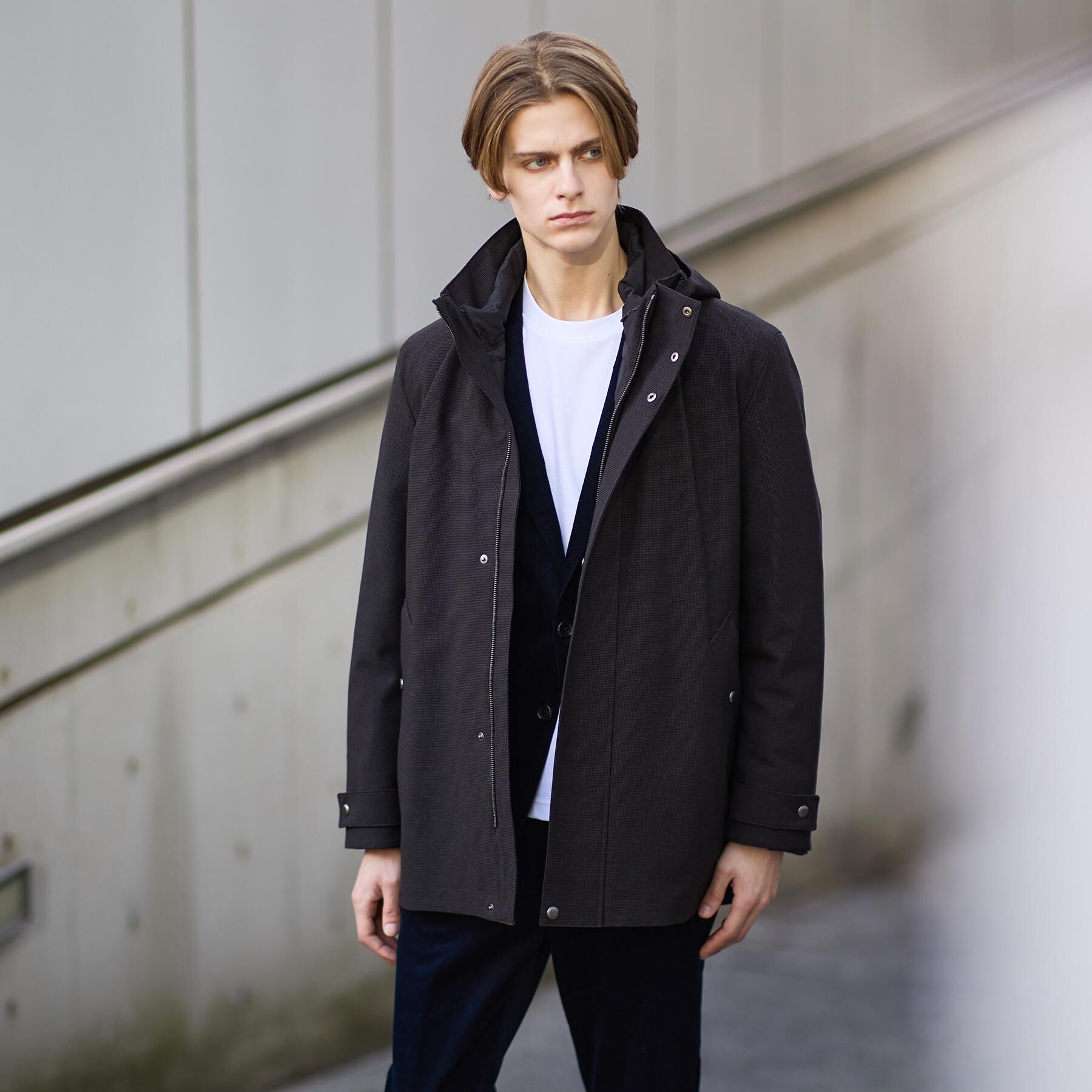 TAKEO KIKUCHI「【3WAY】ドビー ダウンライナー付ブルゾン」|ブルゾン・スタジャン|