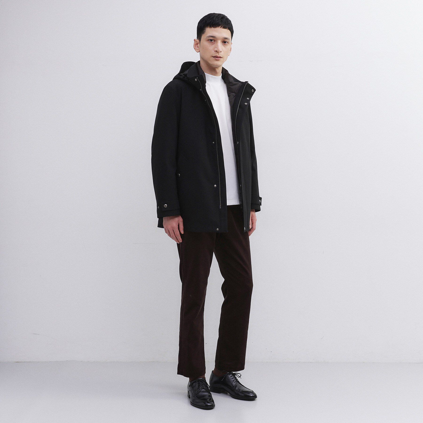 TAKEO KIKUCHI「【3WAY】ドビー ダウンライナー付ブルゾン」|ブルゾン・スタジャン|