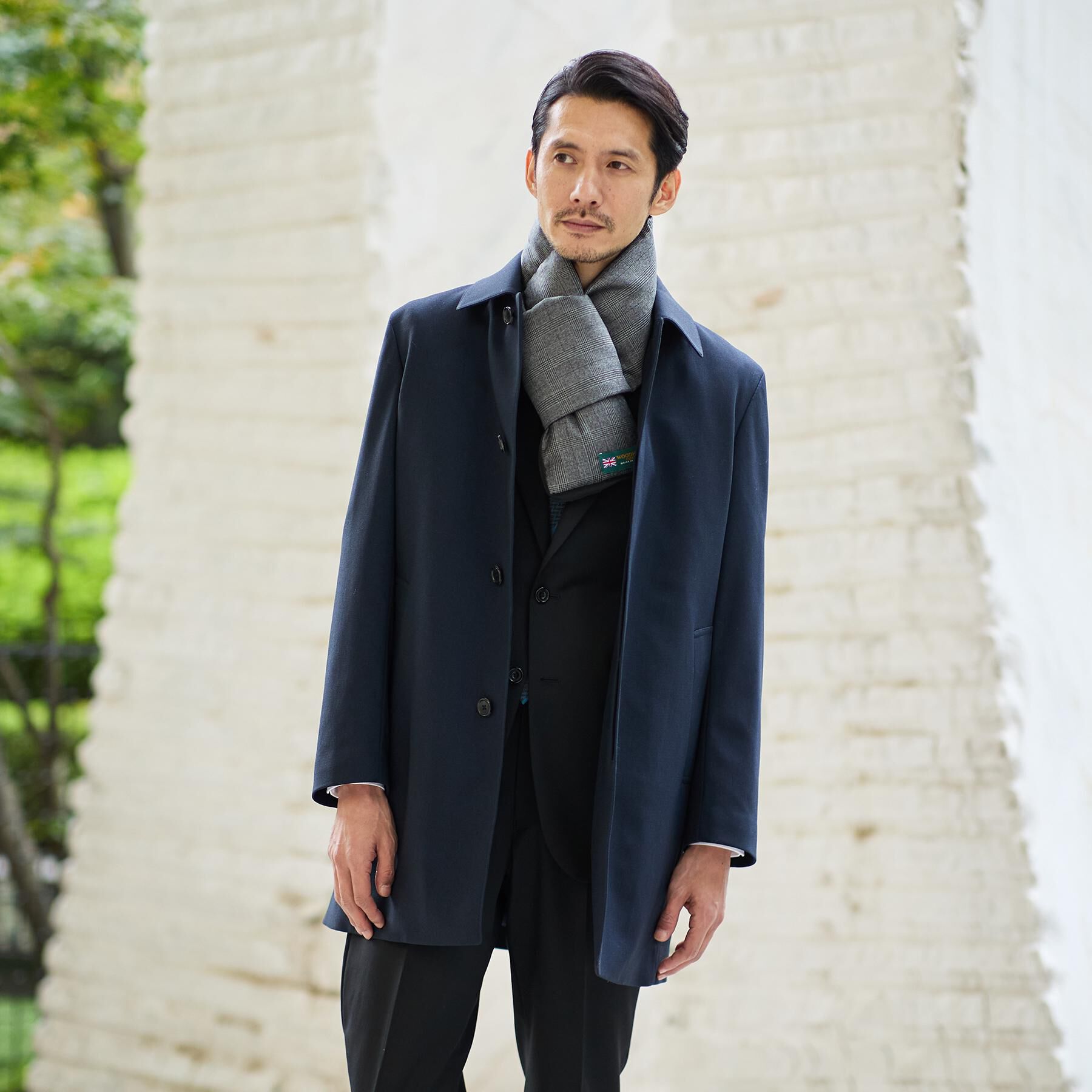 TAKEO KIKUCHI「インポートファブリック ダウンマフラー」|ストール|