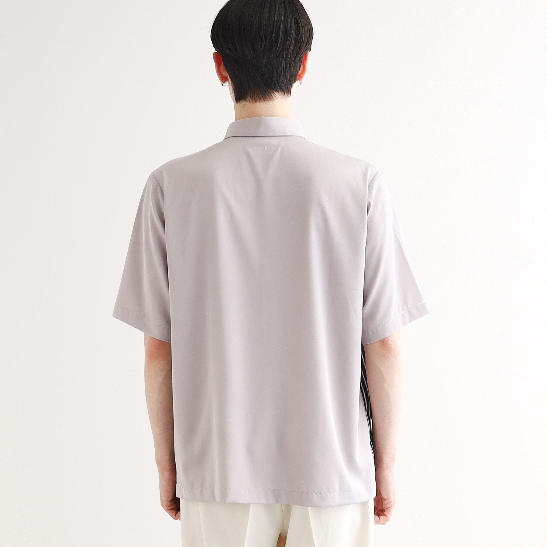 tk.TAKEO KIKUCHI「ストライプスイッチシャツ」|シャツ・ブラウス|