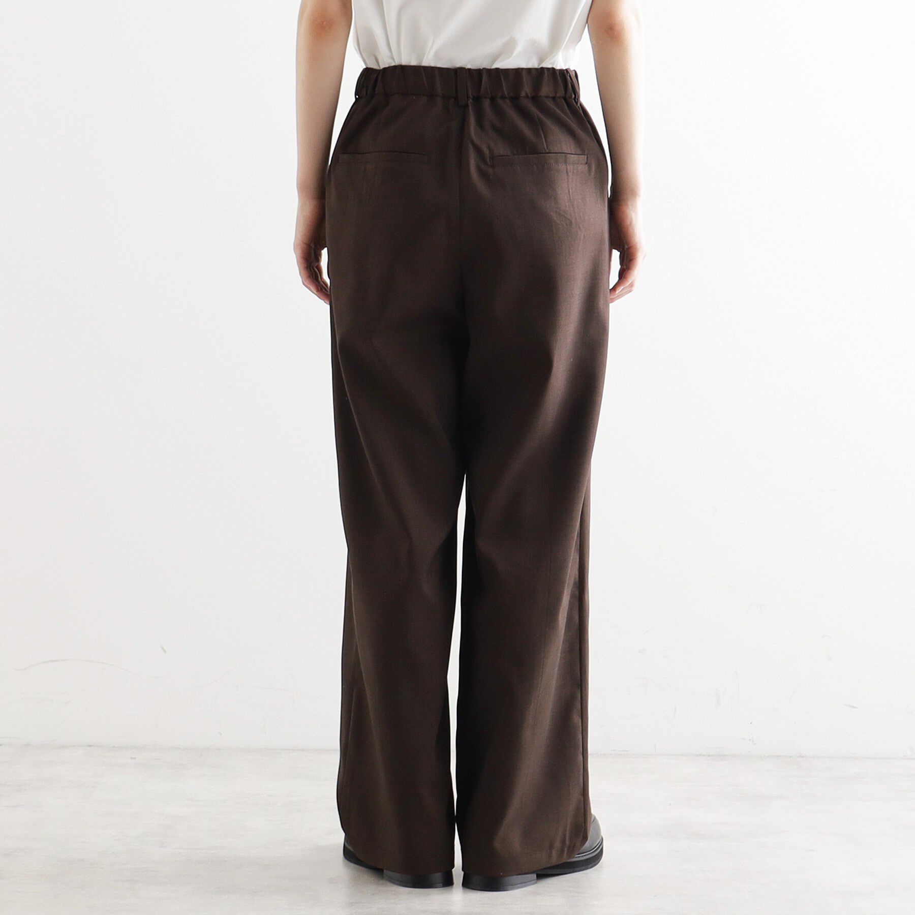 tk.TAKEO KIKUCHI「リネンタッチ バレルスラックス」|その他|