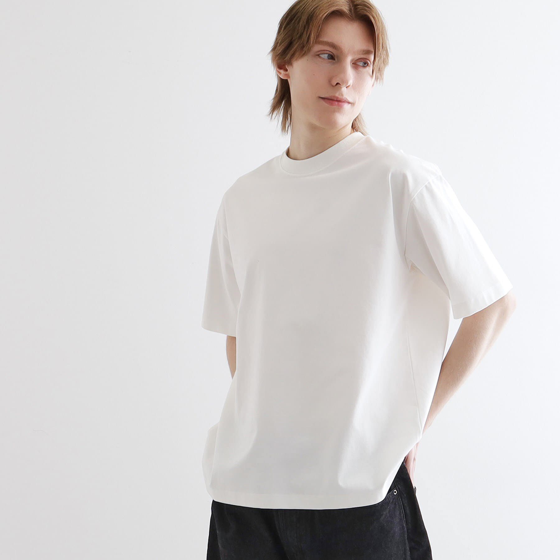 tk.TAKEO KIKUCHI「【接触冷感・抗菌・UVカット機能】フレンドリークールカットソー」|Tシャツ・カットソー|