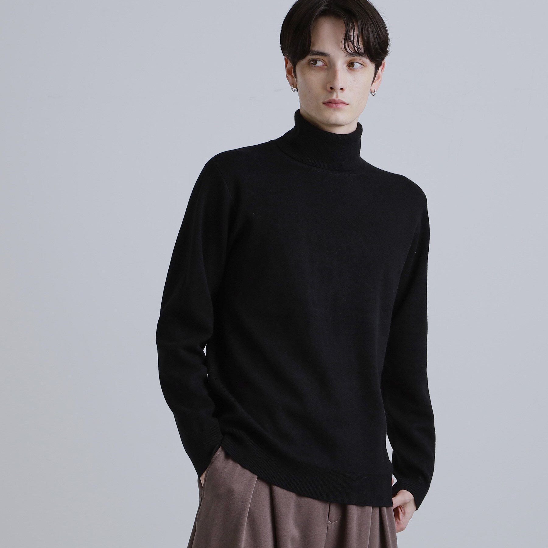 tk.TAKEO KIKUCHI「ミラノリブタートルネックニット」|ニット・セーター|