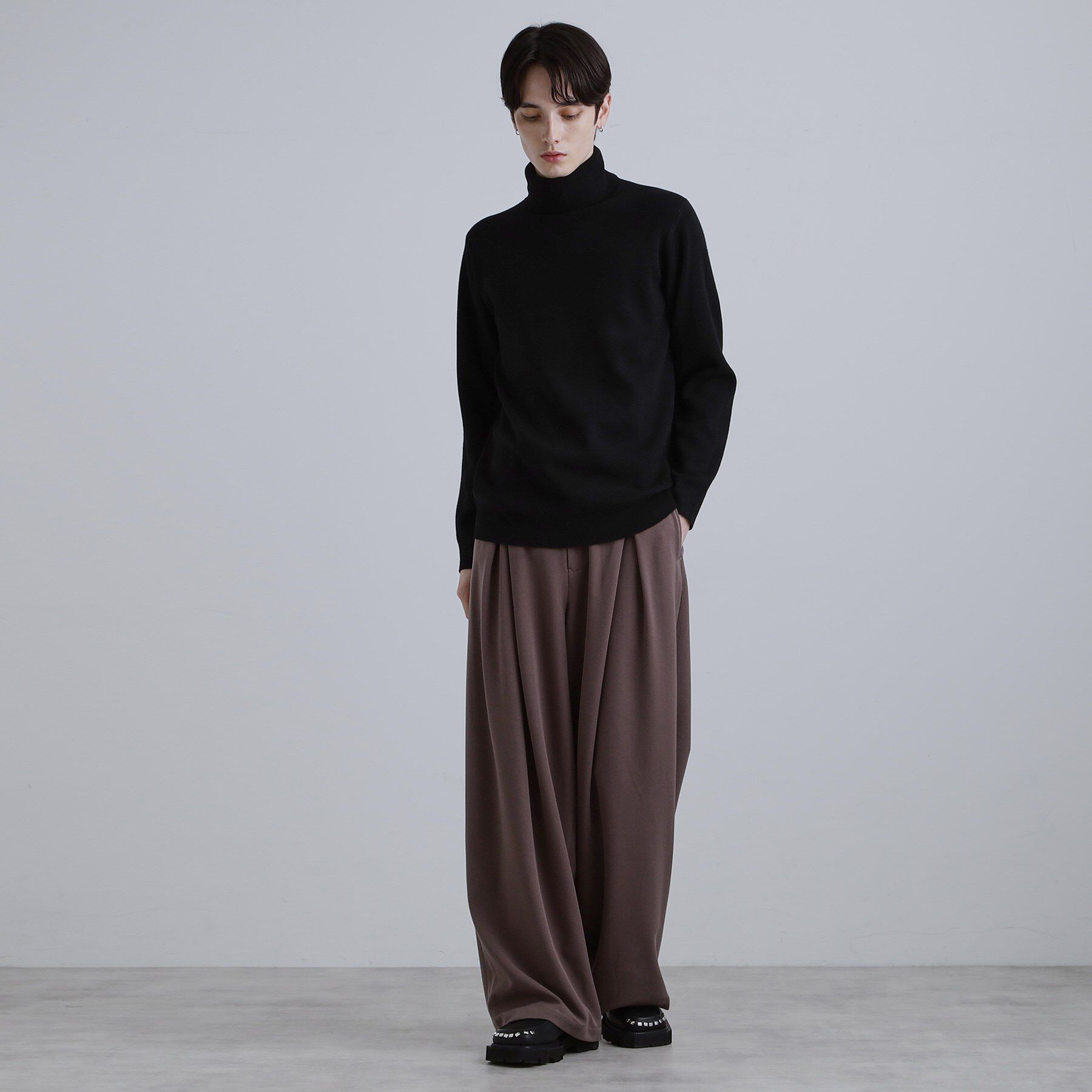 tk.TAKEO KIKUCHI「ミラノリブタートルネックニット」|ニット・セーター|