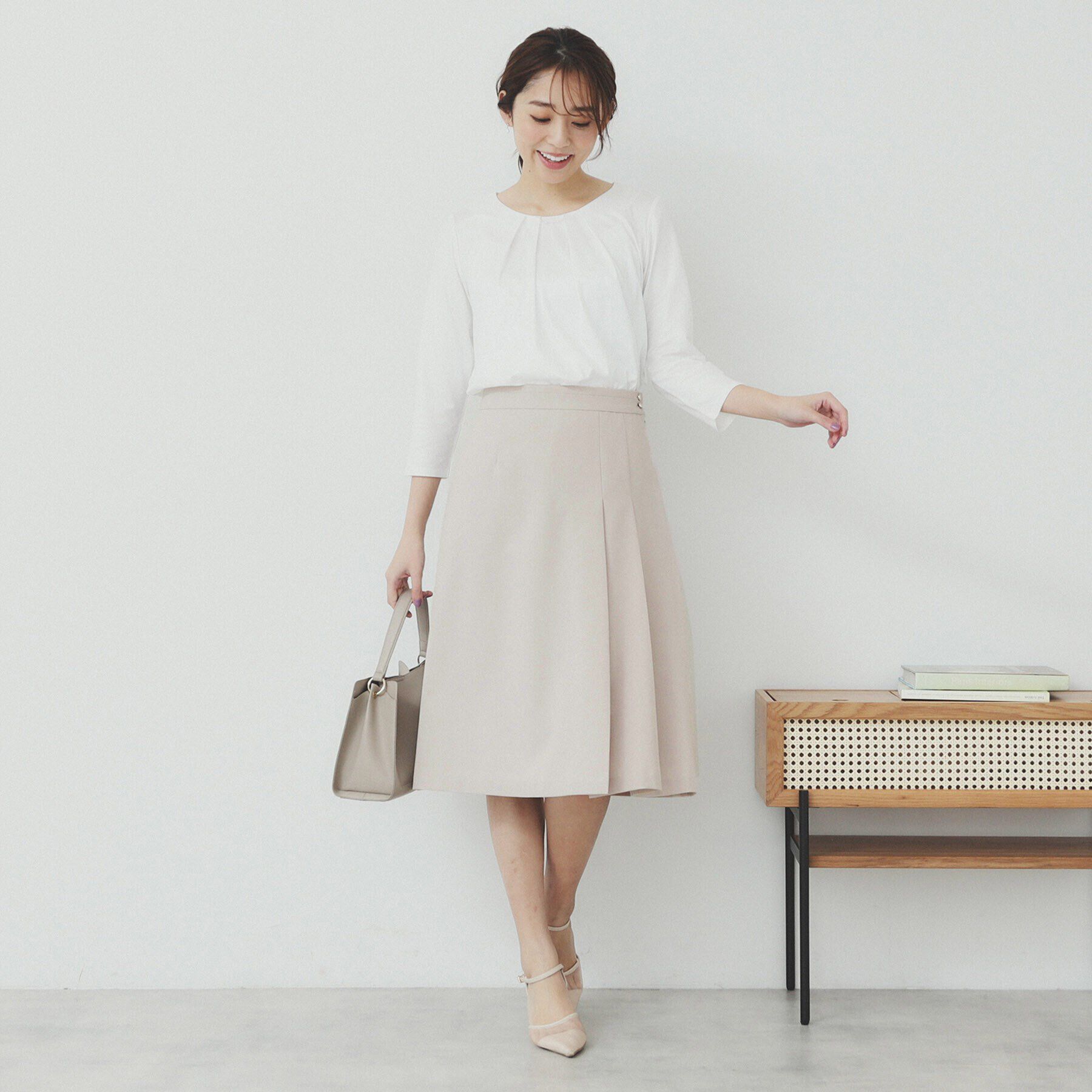 index「Aラインフレアスカート/セットアップ対応可【洗濯機洗い可/イージーアイロン/抗ピル】」|スカート|