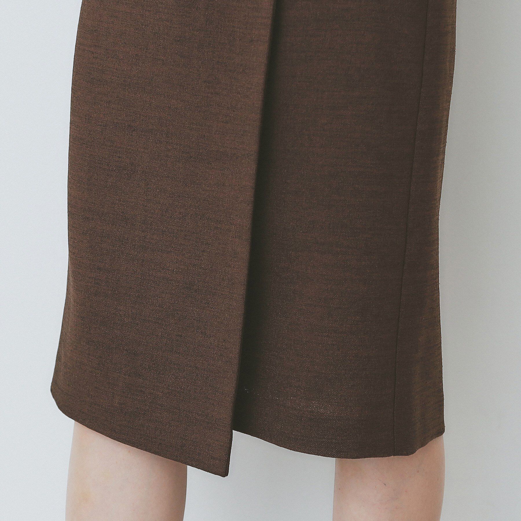 index「《丈が選べる》麻調ラップタイトスカート【洗濯機洗い可/イージーアイロン】」|スカート|