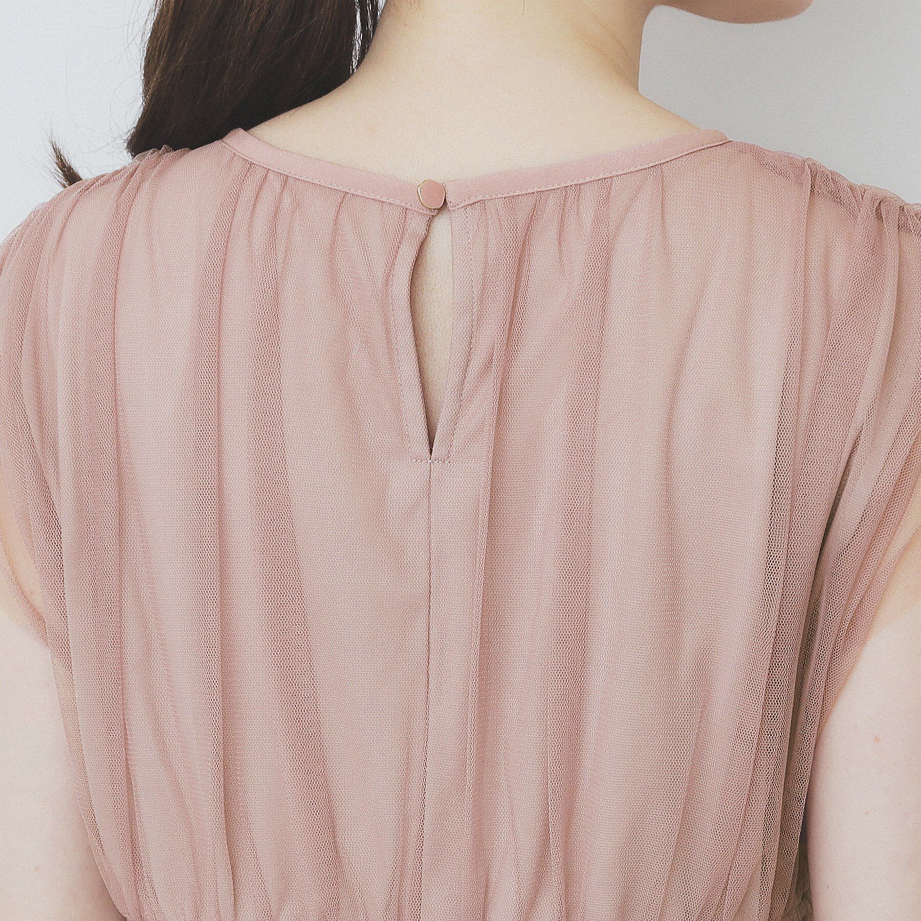 index「チュールレイヤードペプラムブラウス【洗濯機洗い可】」|シャツ・ブラウス|