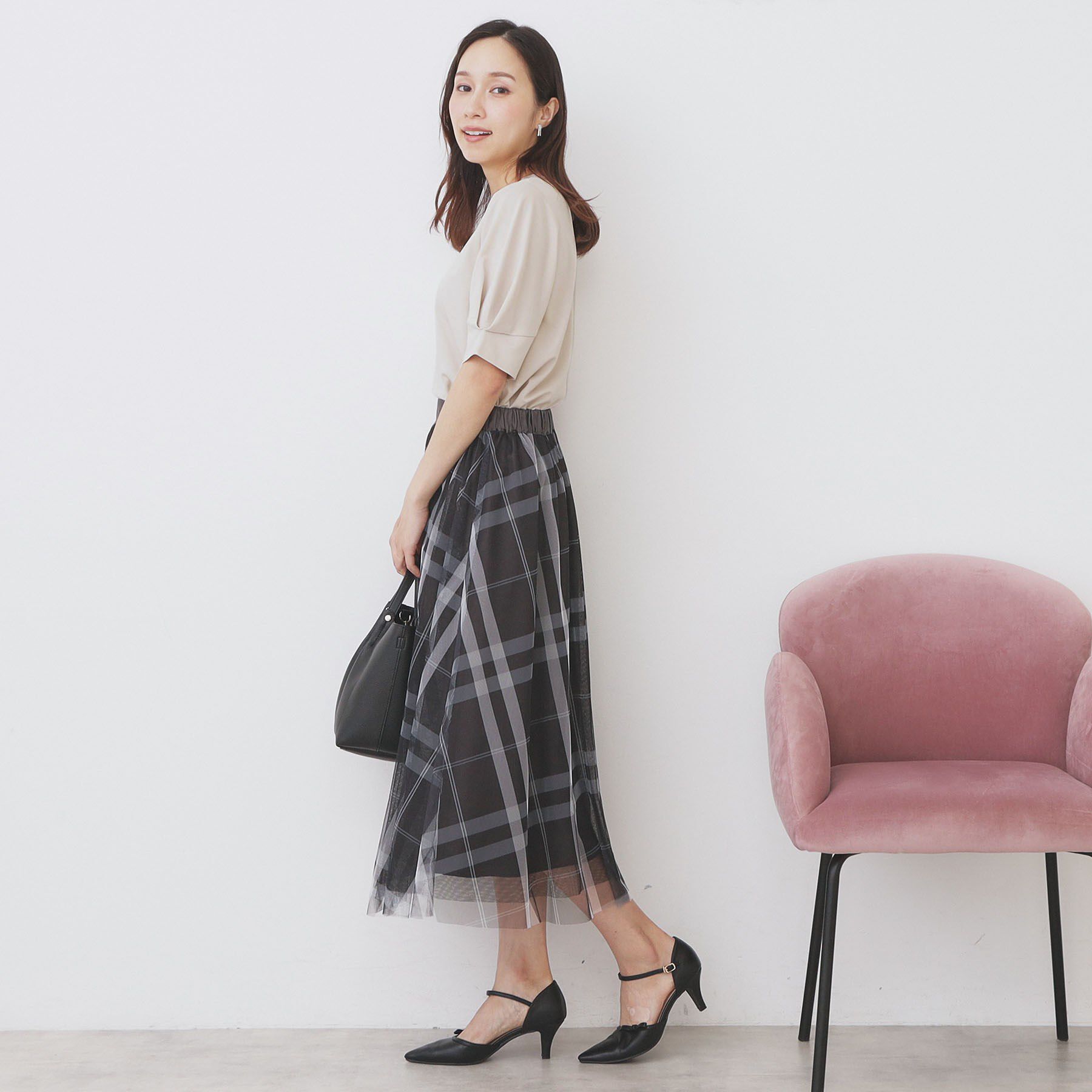 index「パフスリーブトップス【洗濯機洗い可】」|Tシャツ・カットソー|