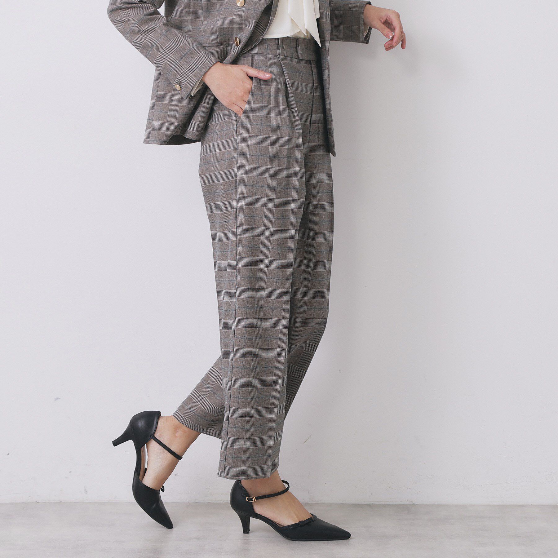 index「ワイドストレートパンツ/セットアップ対応可【洗濯機OK/イージーアイロン】」|その他|