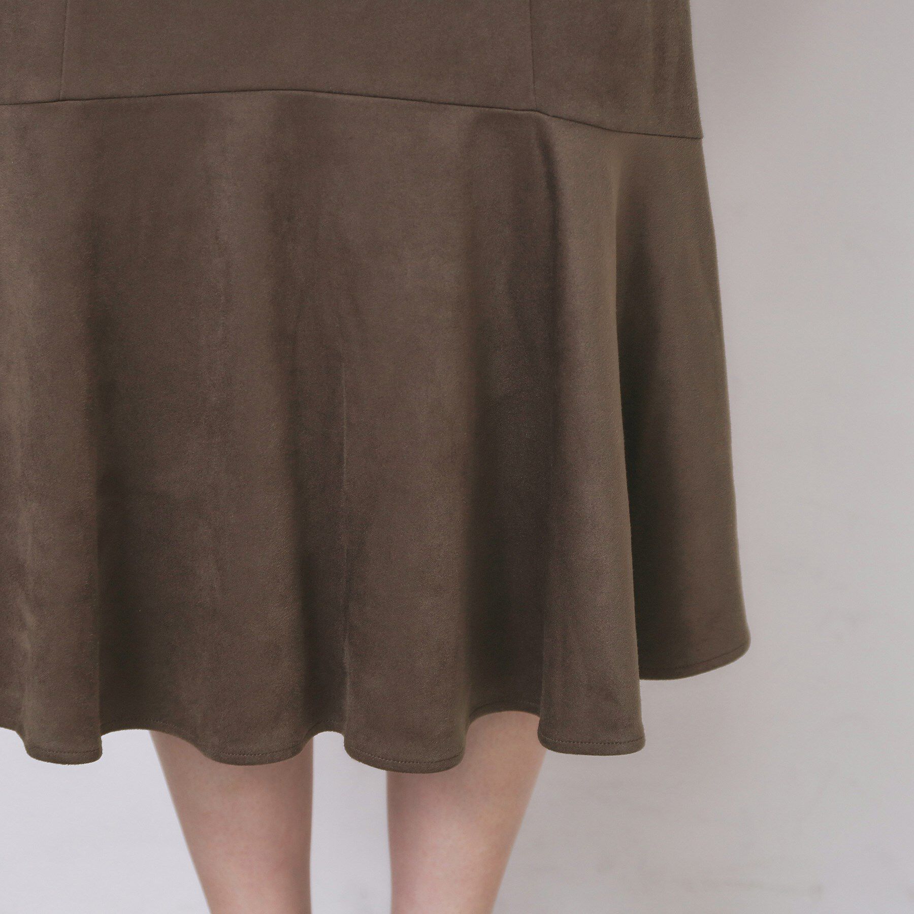 index「フェイクスウェード切り替えマーメイドスカート【洗濯機OK/イージーアイロン/防シワ】」|スカート|