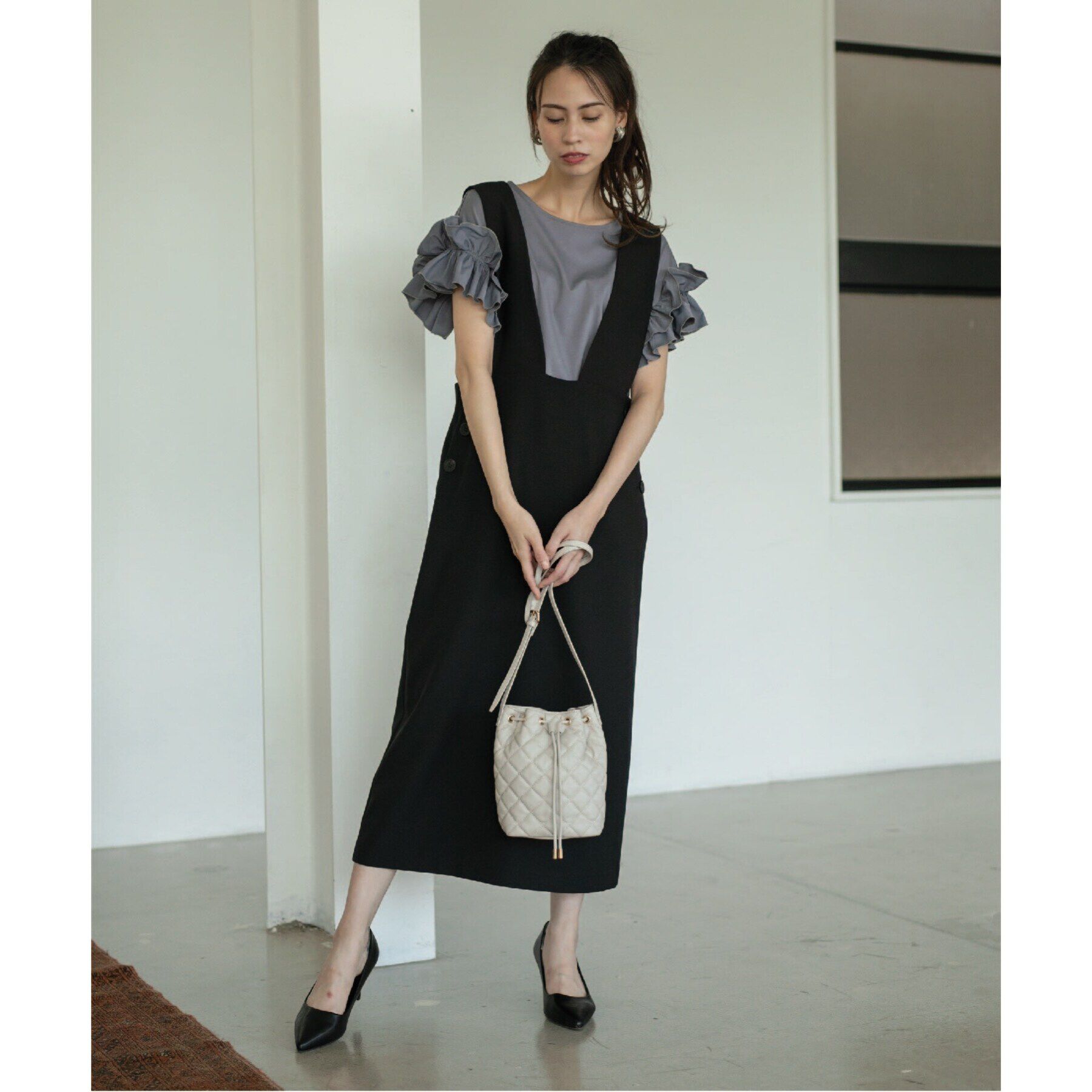 OPAQUE.CLIP「【抗菌防臭加工/7cmヒール】ベーシックパンプス/通勤・セレモニー対応」|パンプス|