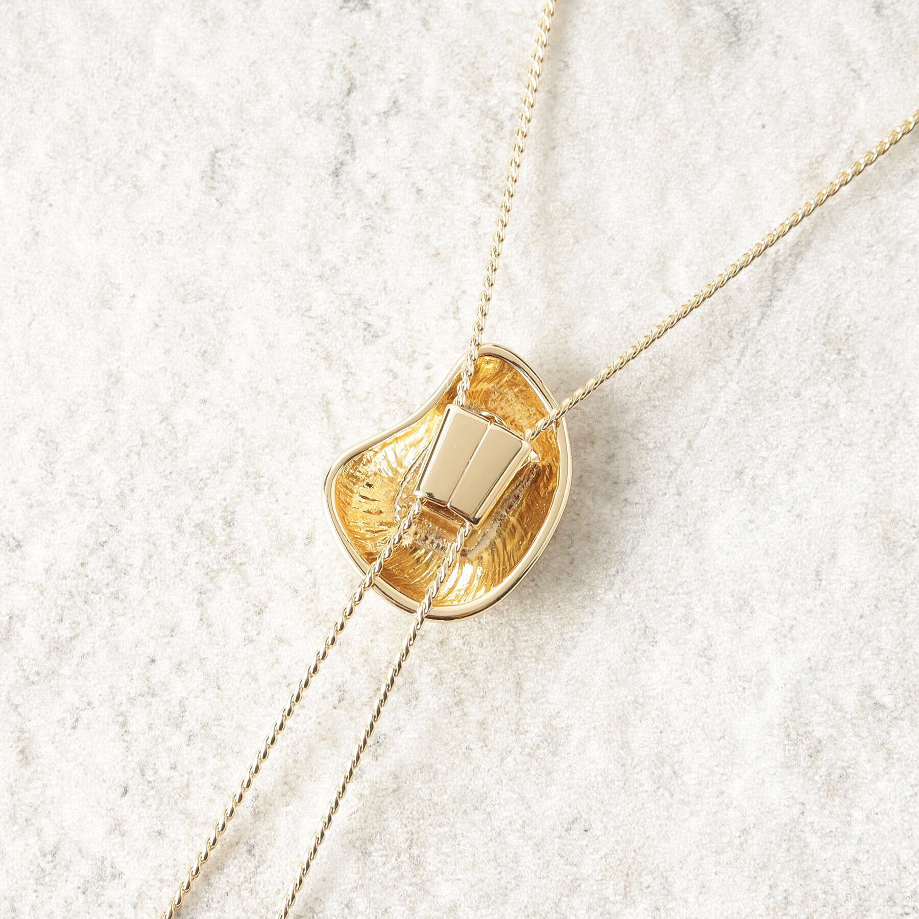 OPAQUE.CLIP「ビッグビーンスライドネックレス」|ネックレス|