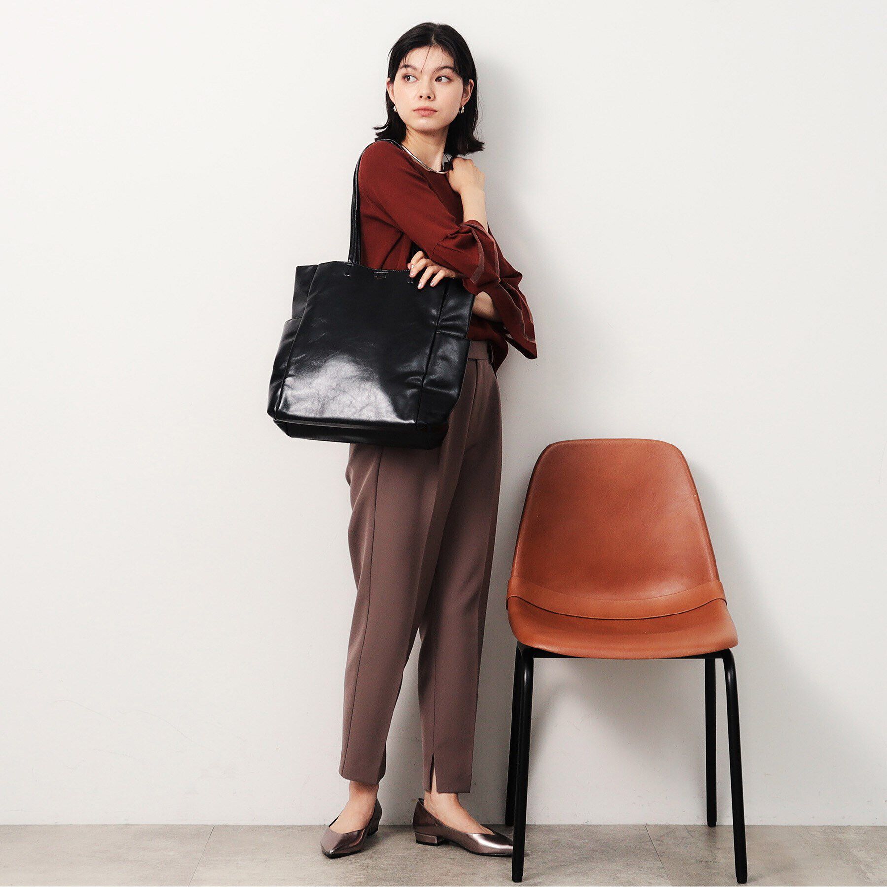 OPAQUE.CLIP「【A4サイズ対応】オイル調合皮トートバッグ」|トートバッグ|