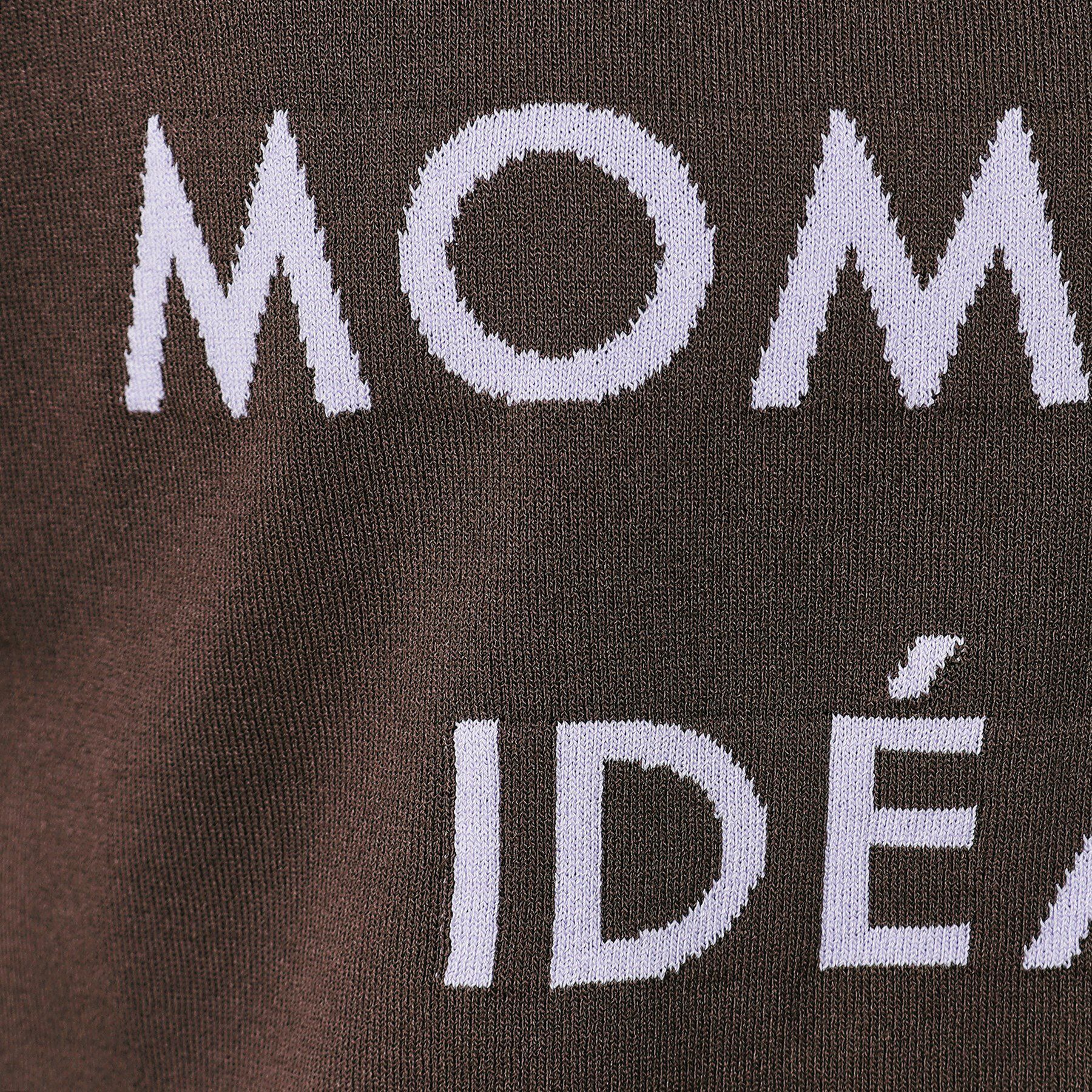 OPAQUE.CLIP「《美人百花掲載》UV ロゴジャカードニット【抗ピル/洗濯機洗い可】」|ニット・セーター|