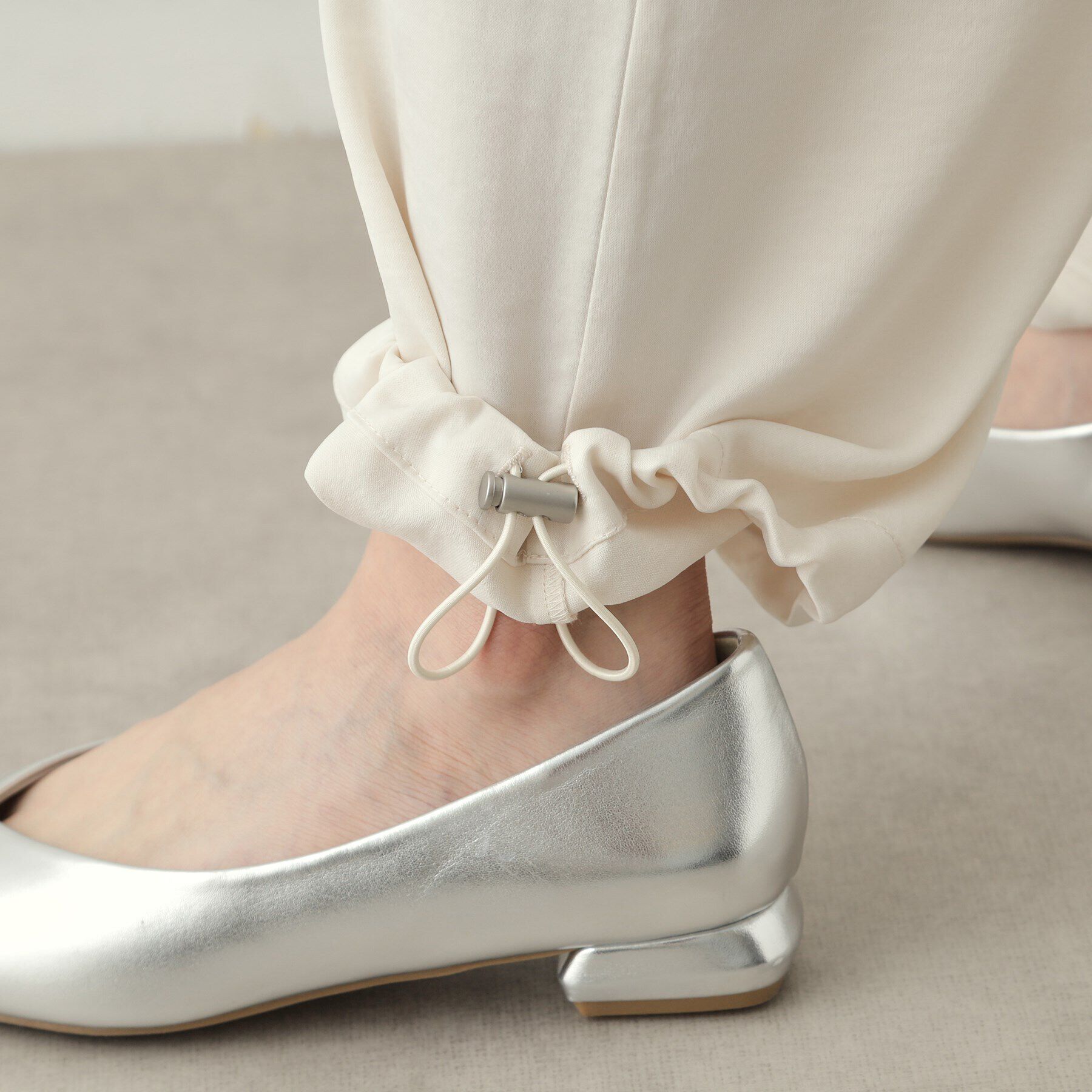 OPAQUE.CLIP「サテンイージーカーゴパンツ【洗濯機洗い可】」|その他|