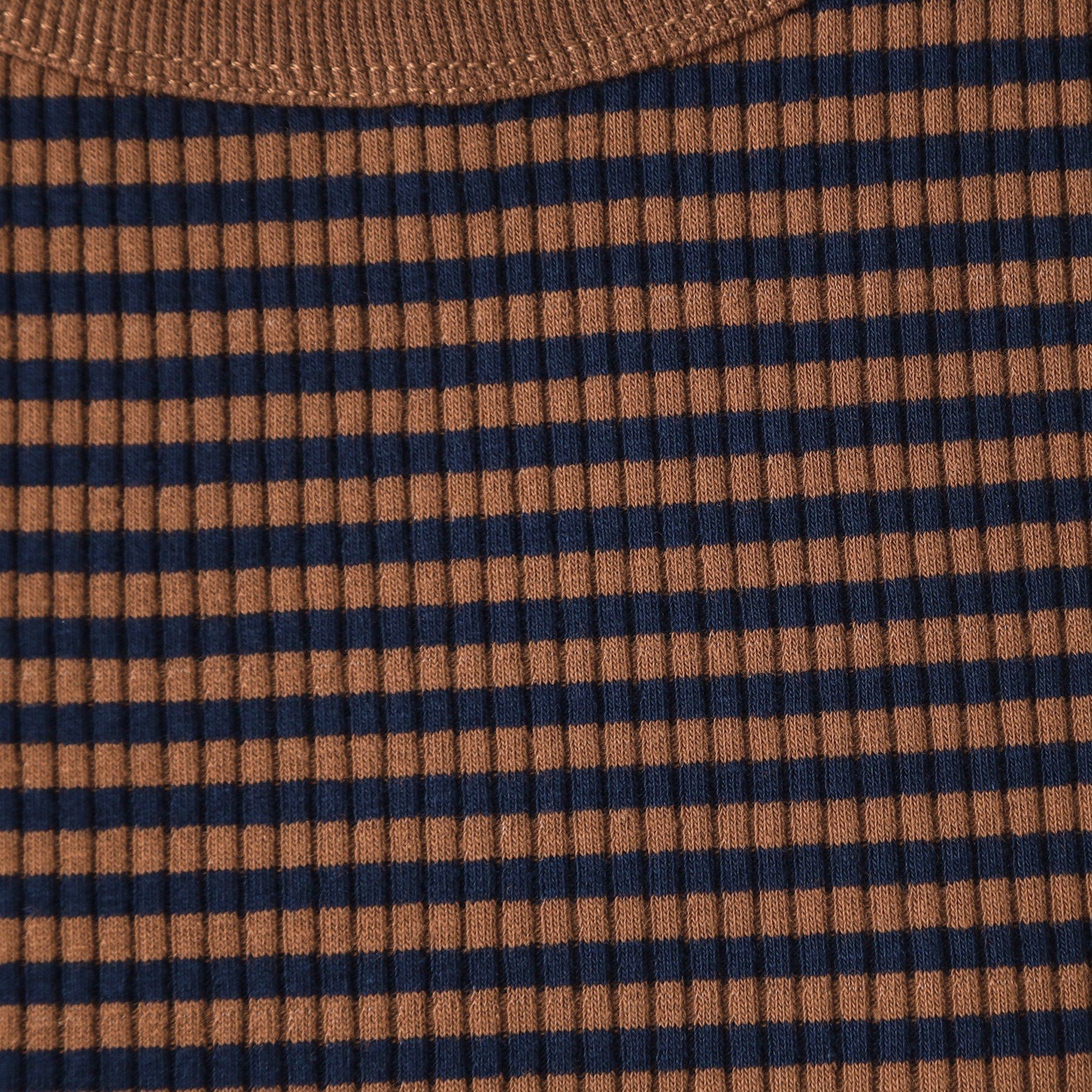 OPAQUE.CLIP「細ボーダーリブカットソー【洗濯機洗い可】」|Tシャツ・カットソー|