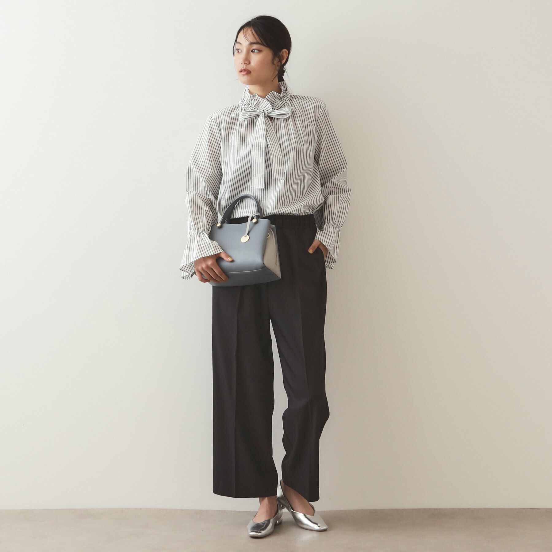 OPAQUE.CLIP「ストレッチ美脚イージーワイドパンツ【洗濯機洗い可】」|その他|