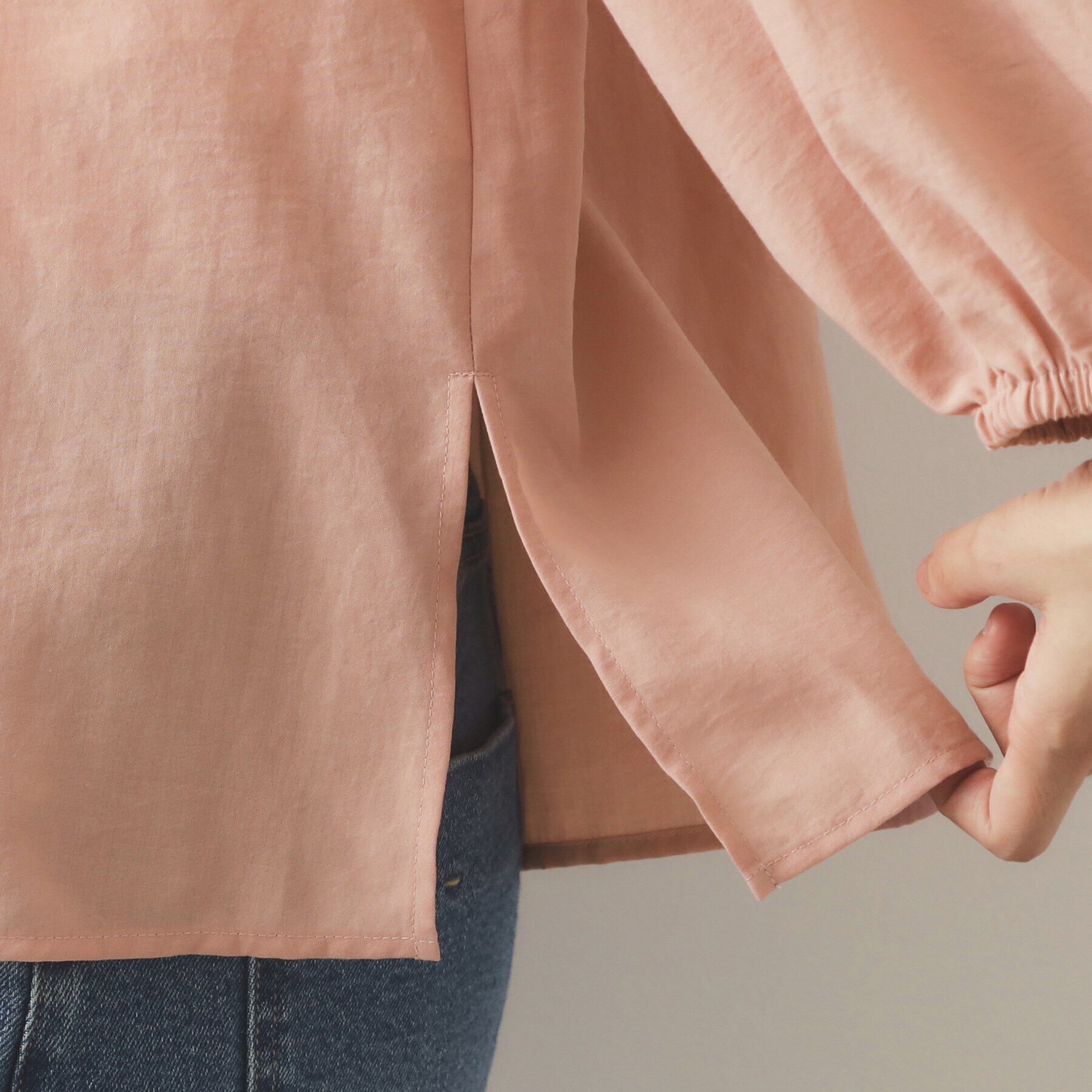 OPAQUE.CLIP「キャンディスリーブブラウス【洗濯機洗い可】」|シャツ・ブラウス|