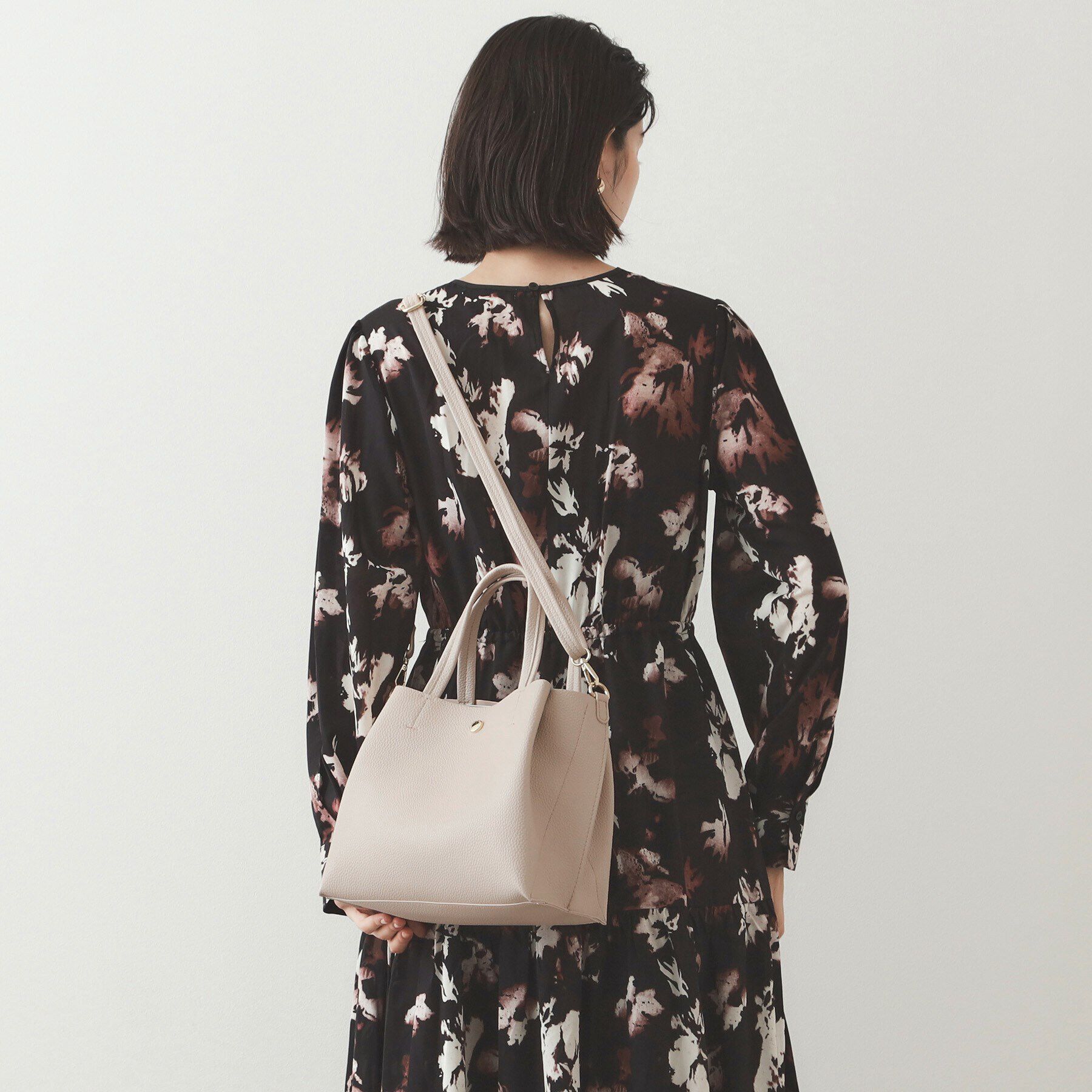 OPAQUE.CLIP「【2WAY/通勤対応】3層ミドルトートバッグ」|トートバッグ|