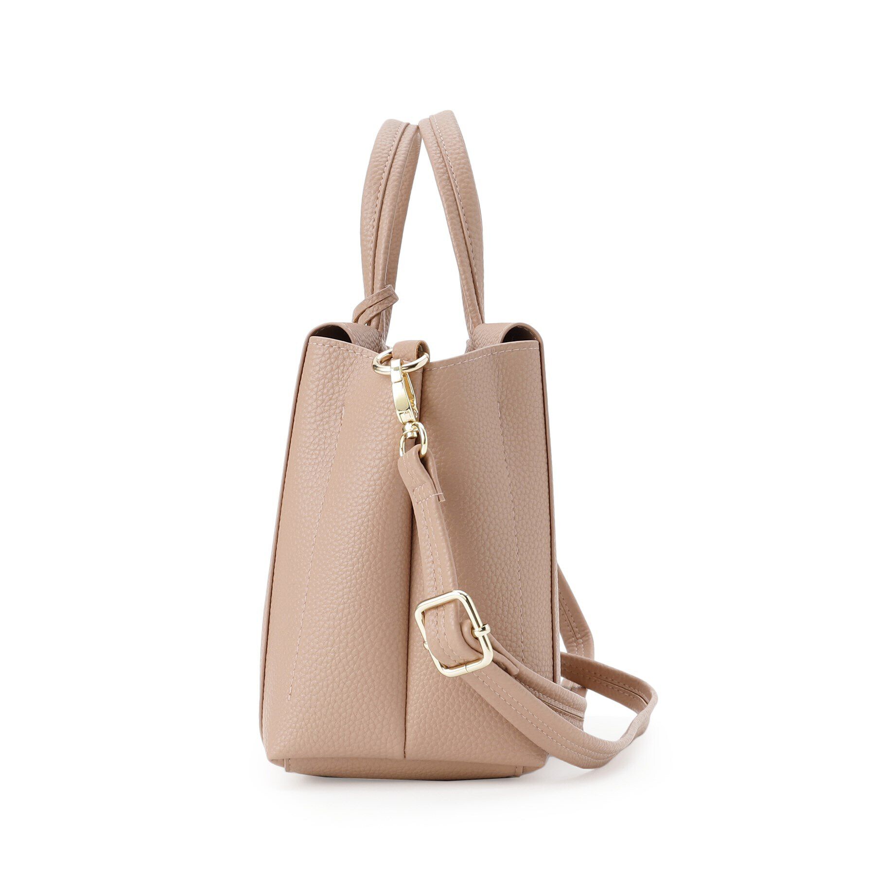 OPAQUE.CLIP「【人間工学/2WAY】シュリンクミドルトートバッグ」|トートバッグ|