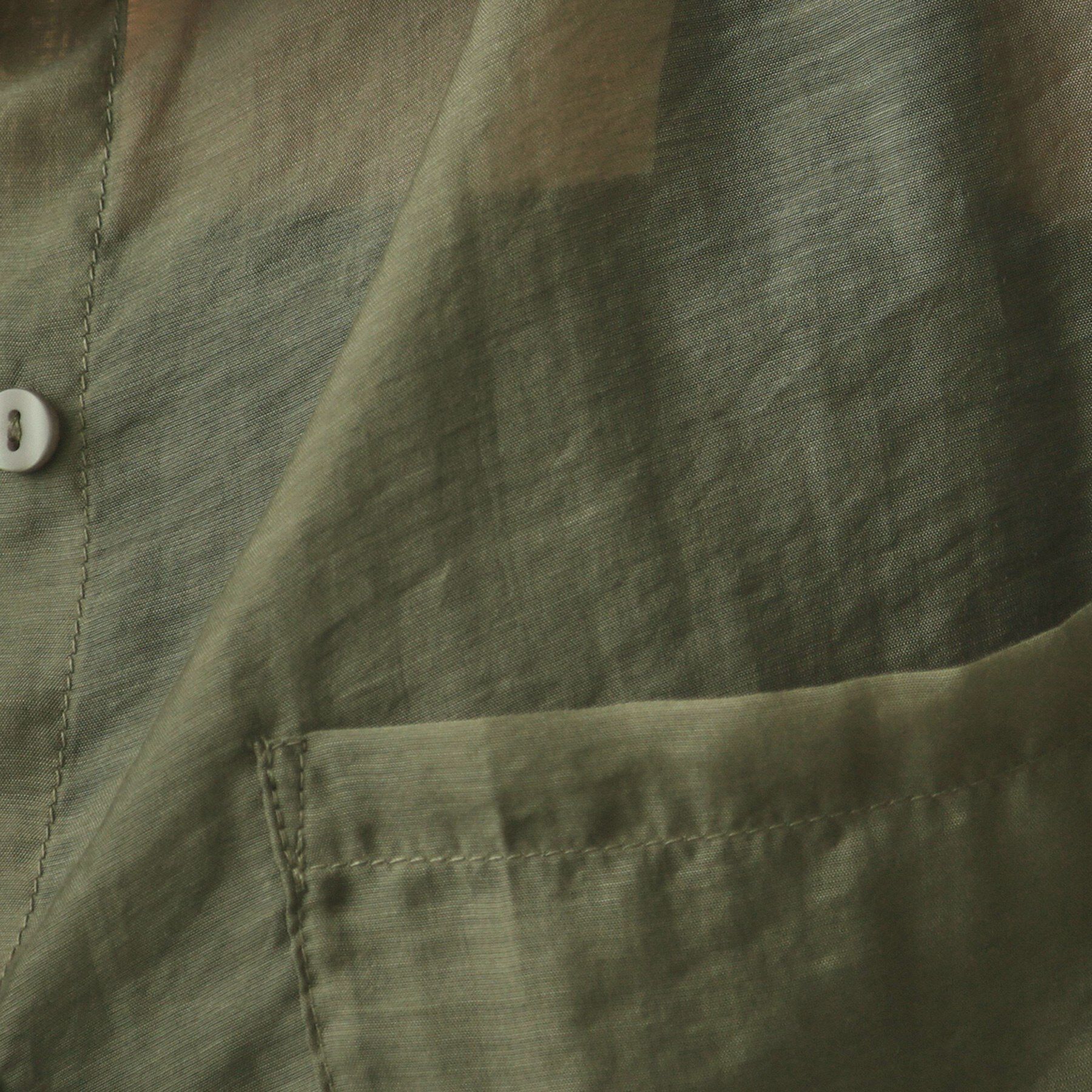 OPAQUE.CLIP「シアーダブルポケットシャツ【洗濯機洗い可】」|シャツ・ブラウス|