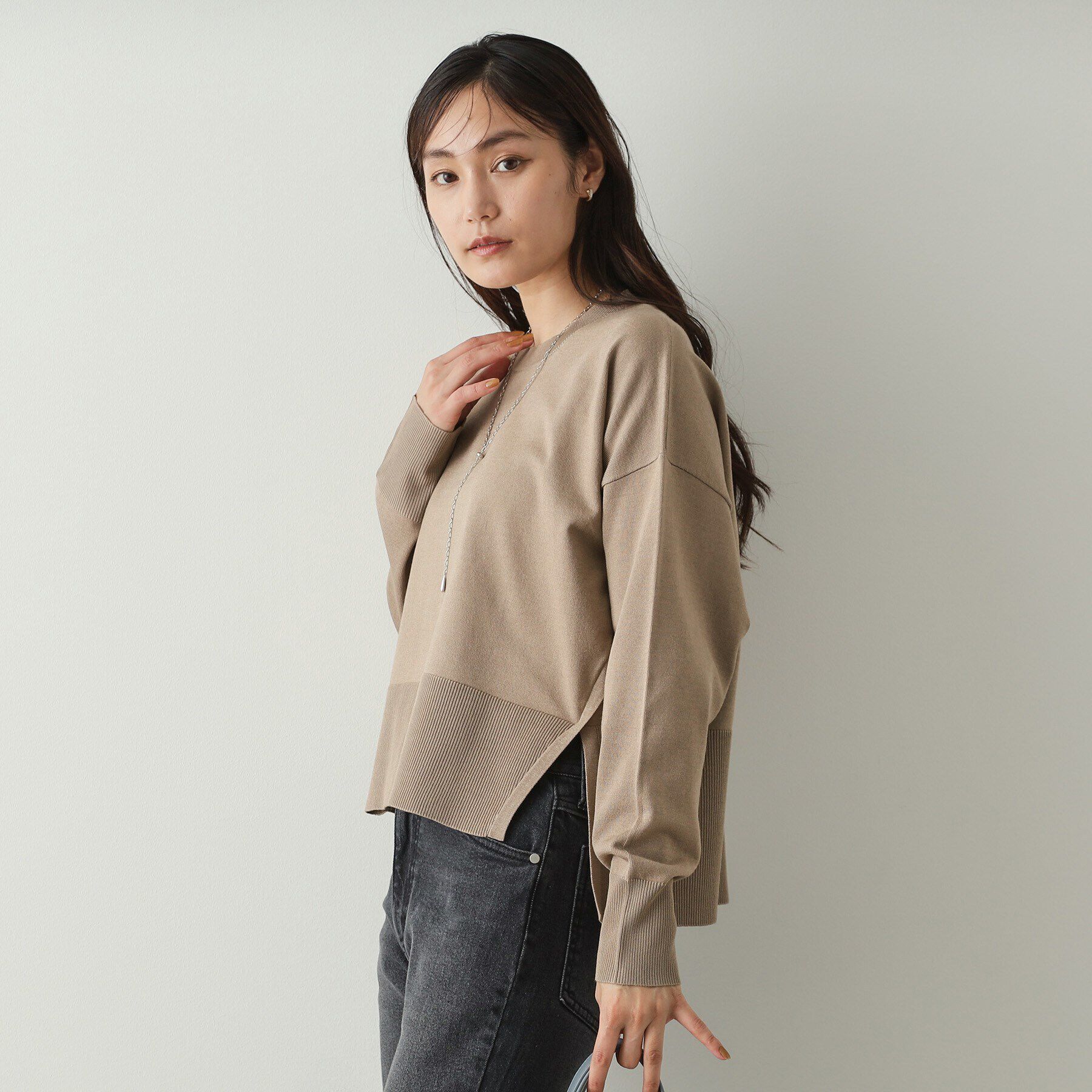 OPAQUE.CLIP「《ツインセット》リラクシーニット&times;ドッキングタンク【洗濯機洗い可】」|その他|