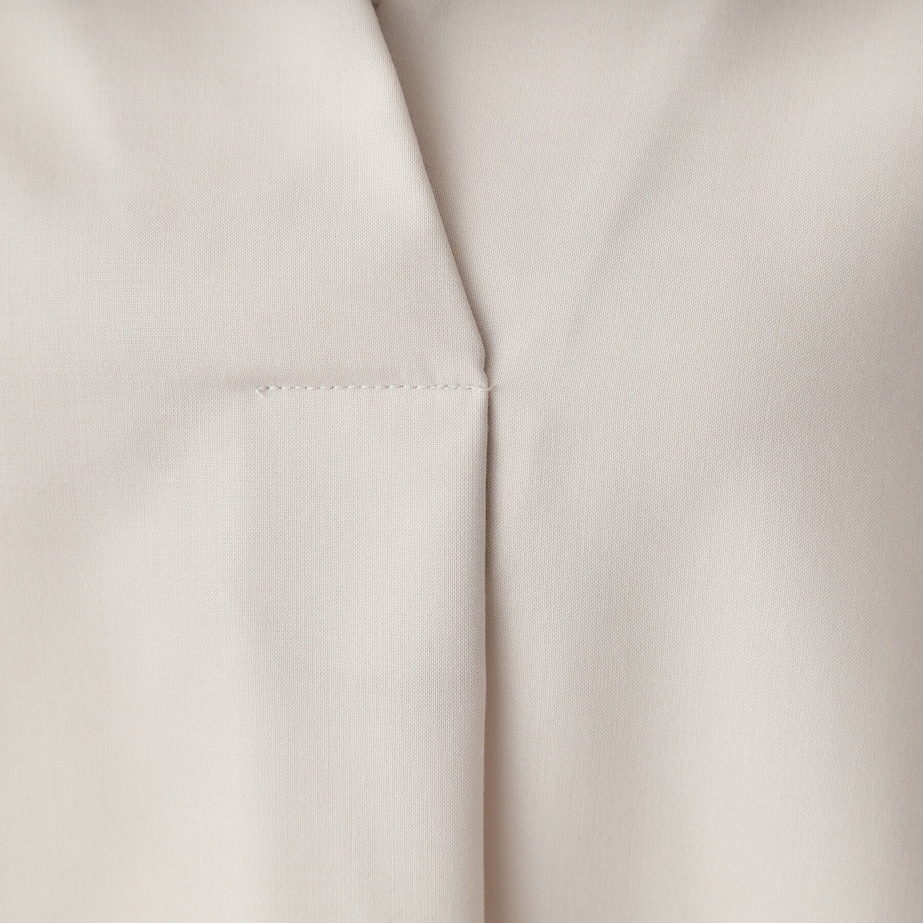 OPAQUE.CLIP「タックスリーブ スキッパーシャツ【洗濯機洗い可】」|シャツ・ブラウス|