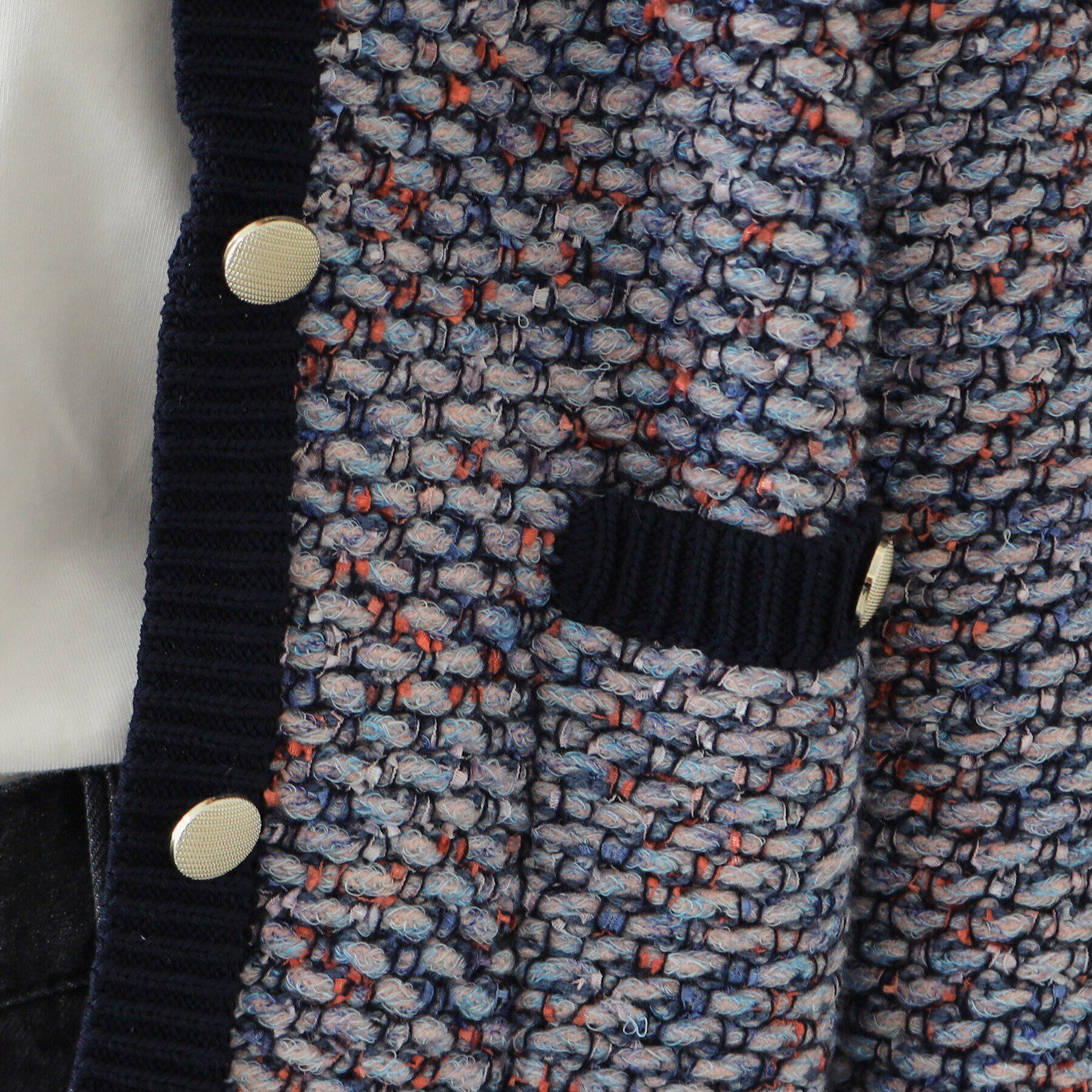 OPAQUE.CLIP「MIXツイード調ニットカーディガン【洗濯機洗い可】」|カーディガン|