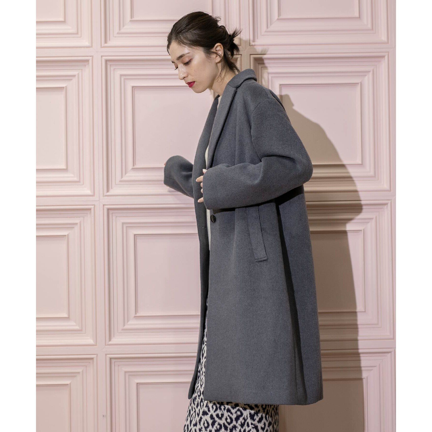 OPAQUE.CLIP「ウールカシミヤブレンド チェスターコート」|チェスターコート|