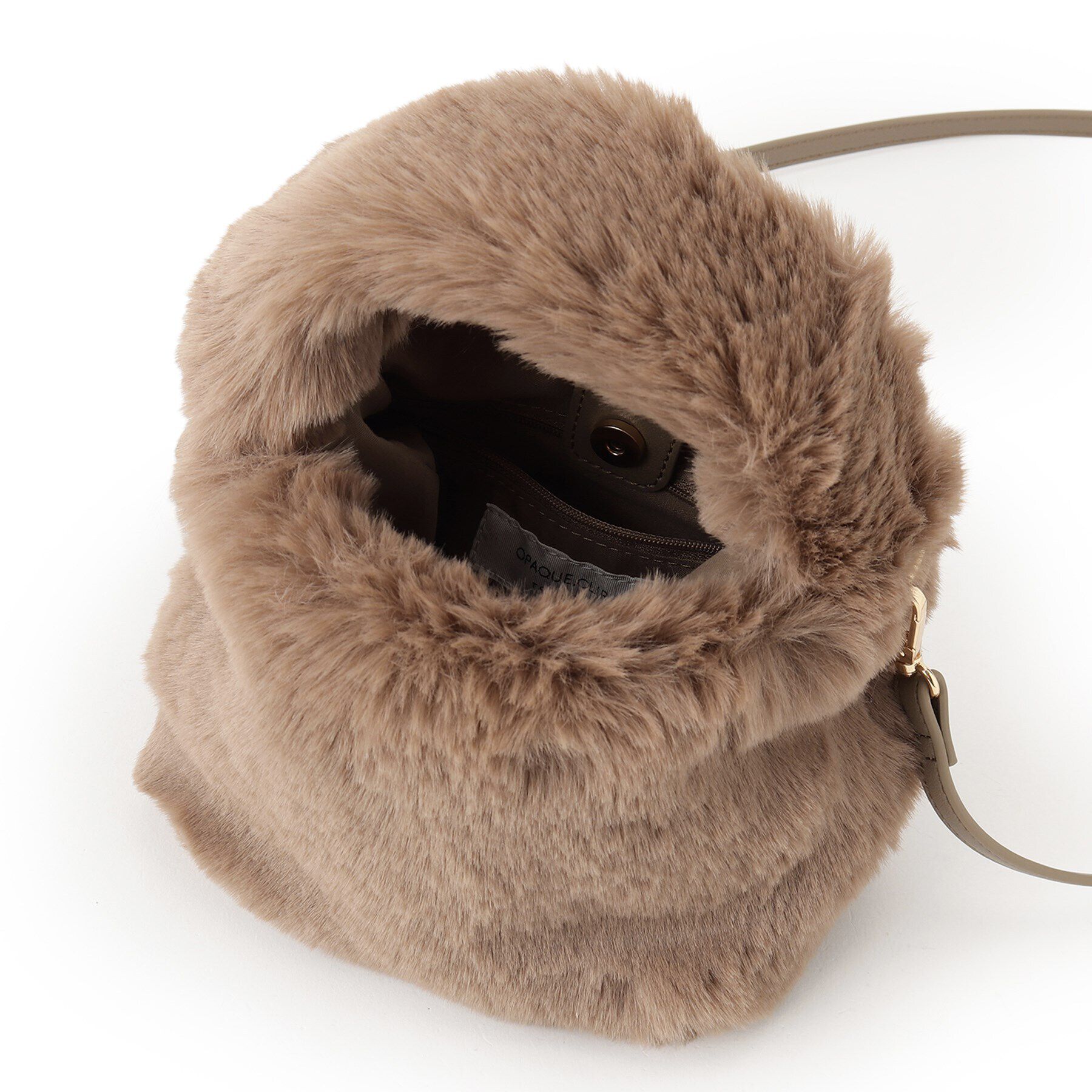 OPAQUE.CLIP「【2WAY】フェイクファーショルダーバッグ」|ショルダー・メッセンジャー|