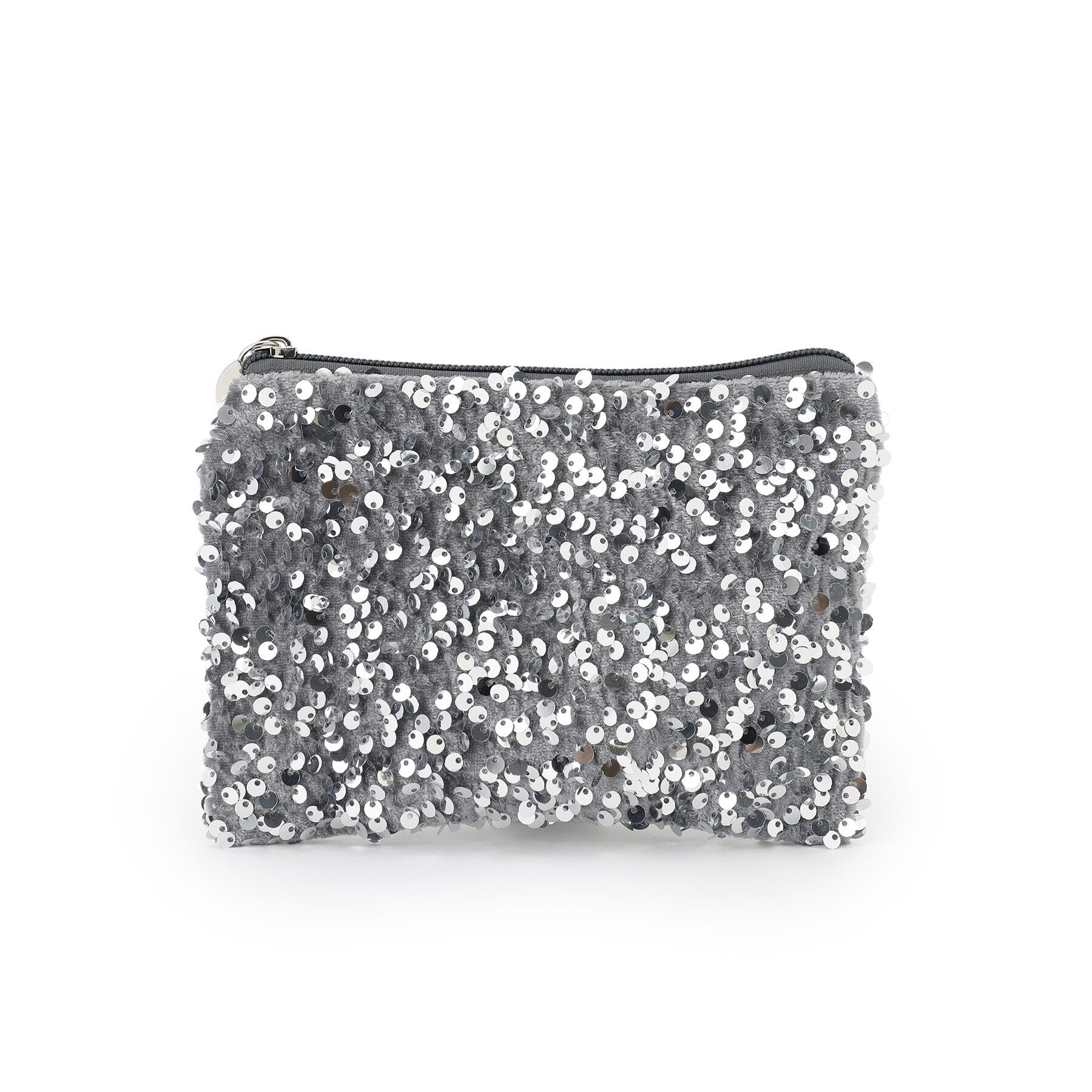 OPAQUE.CLIP「スパンコールスクエアフラットポーチ」|ポーチ|