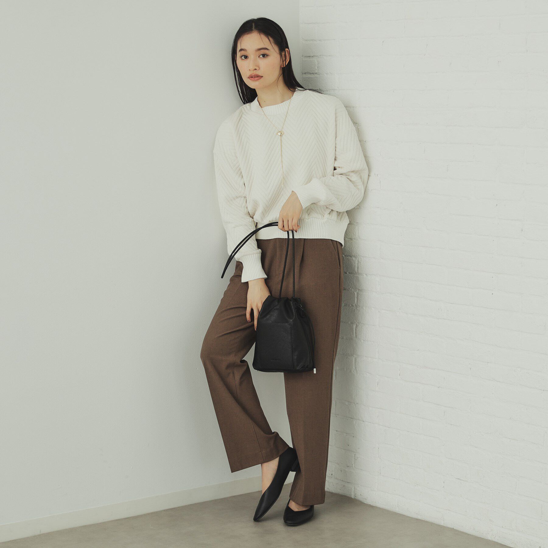 OPAQUE.CLIP「【長さ調整可能】サイドドロストミニショルダーバッグ」|ショルダー・メッセンジャー|