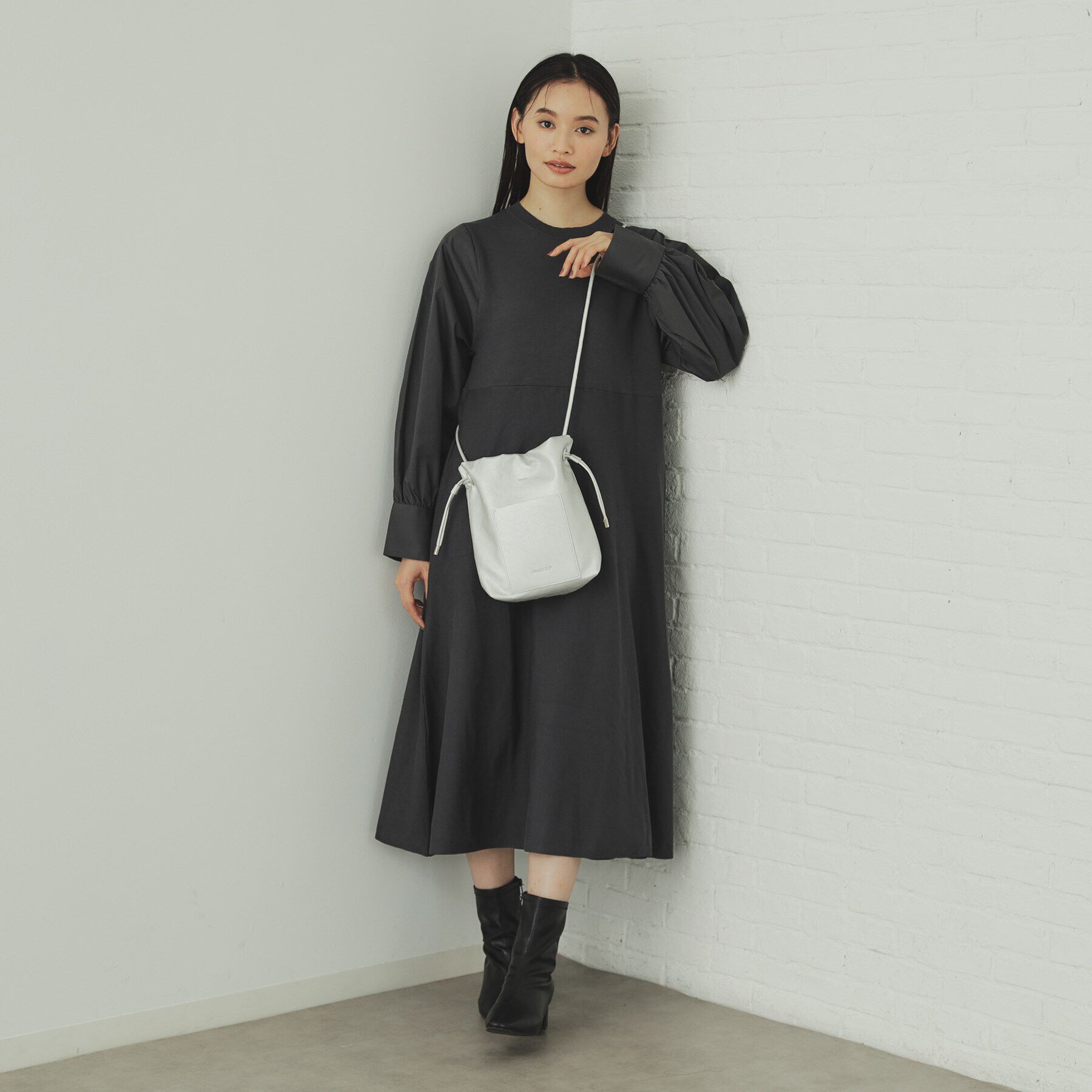 OPAQUE.CLIP「【長さ調整可能】サイドドロストミニショルダーバッグ」|ショルダー・メッセンジャー|