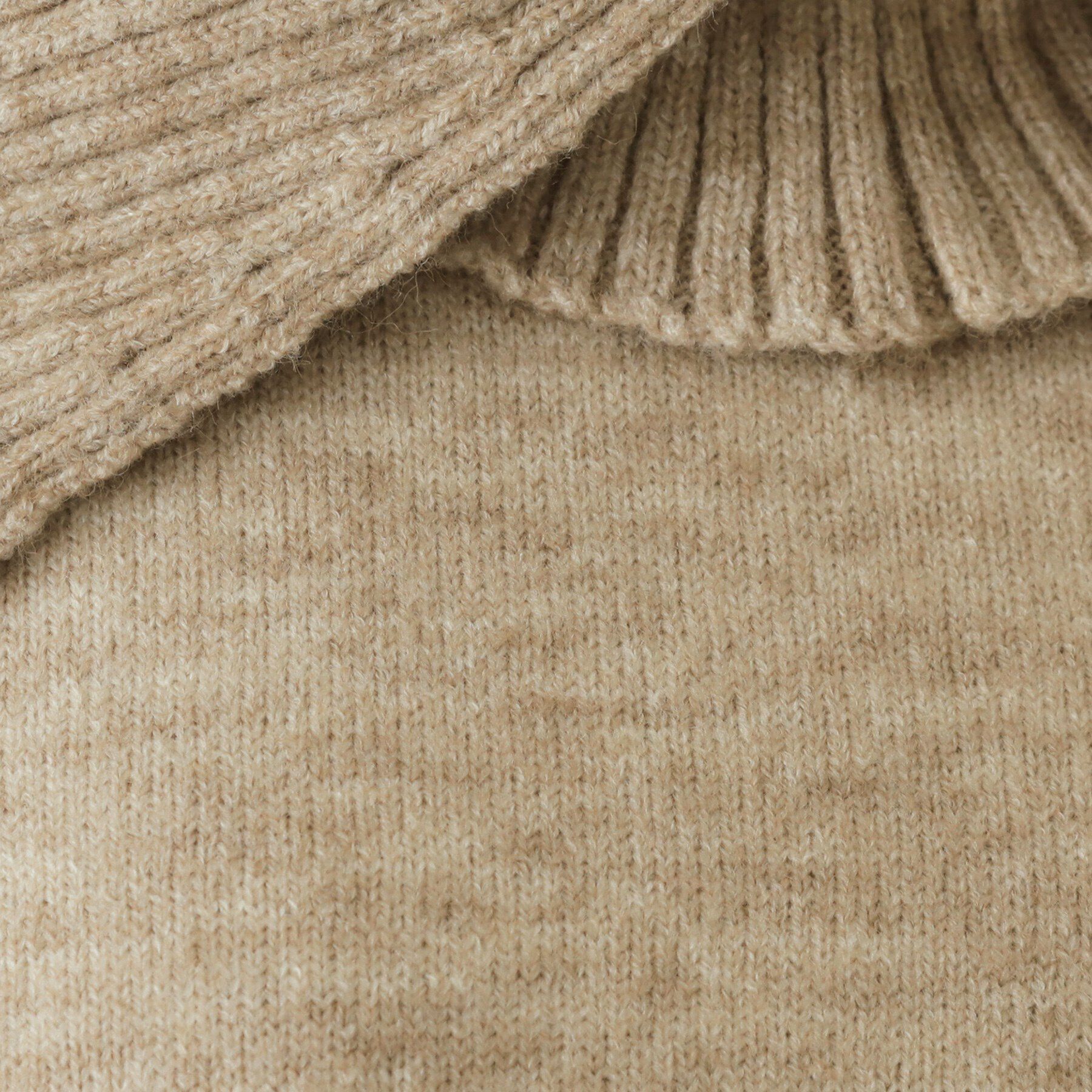 OPAQUE.CLIP「2WAYネックウォーマー付ニット【洗濯機洗い可】」|ニット・セーター|