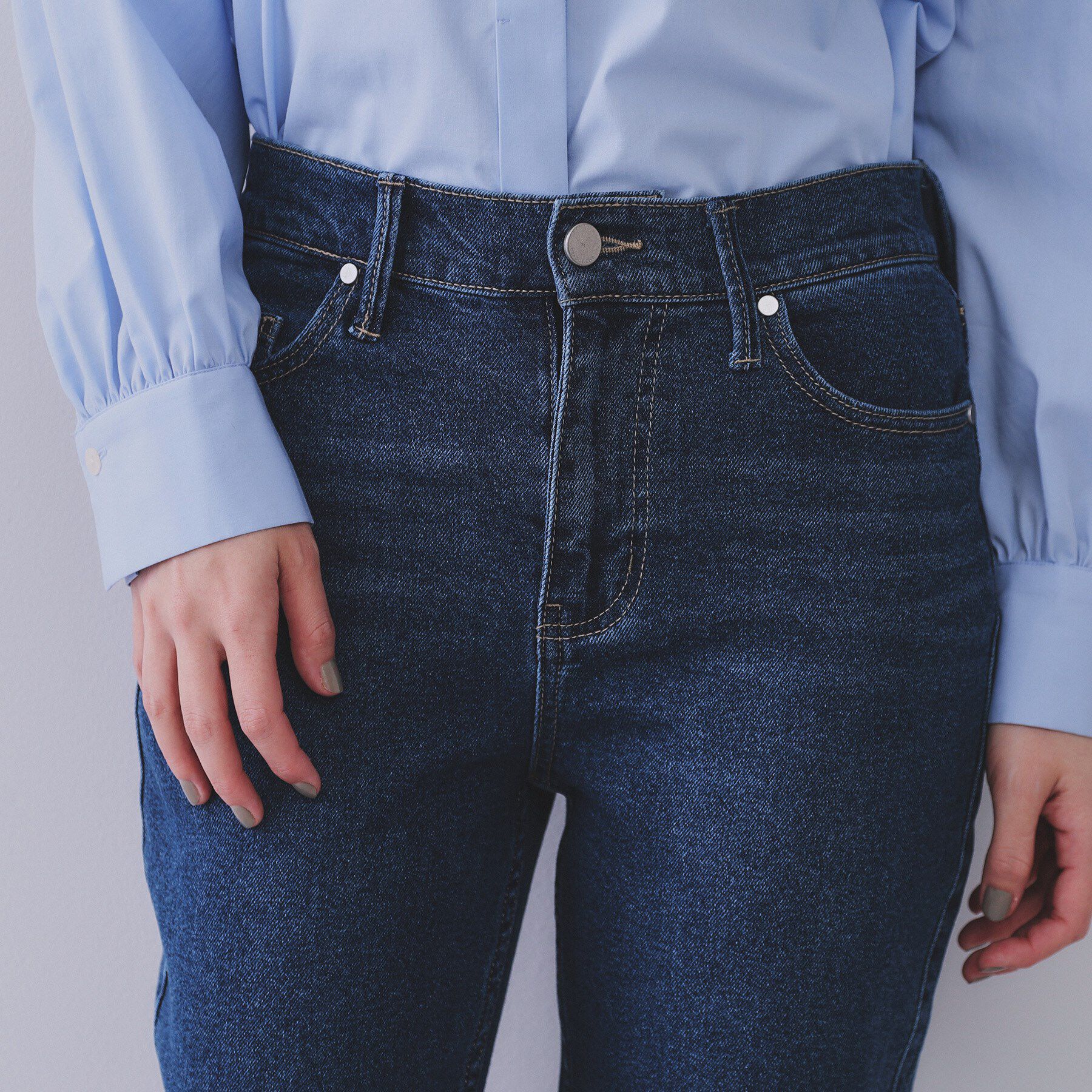 OPAQUE.CLIP「《SS-LLサイズ》ストレッチスリムストレートデニム【洗濯機洗い可】」|その他|