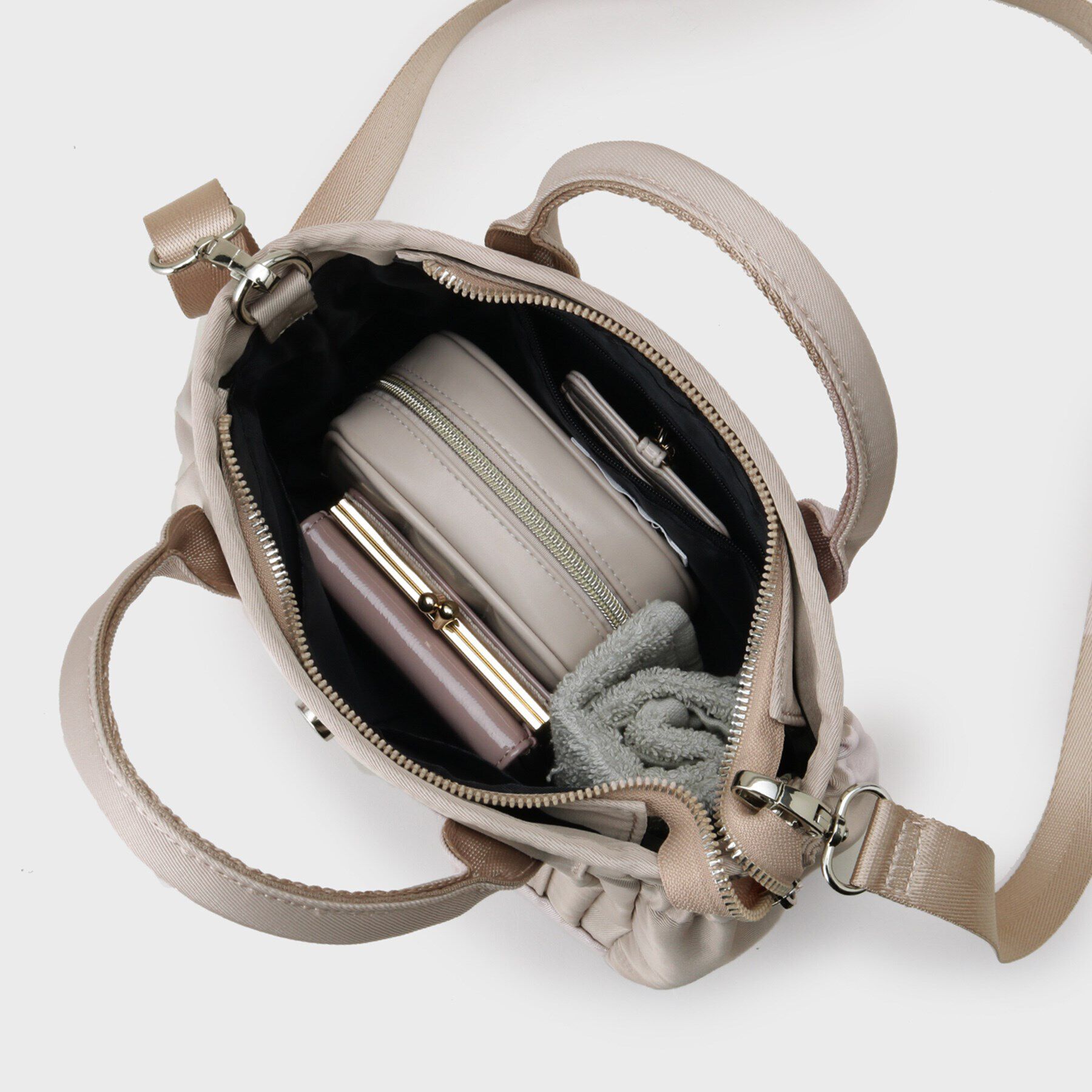 OPAQUE.CLIP「【軽量／撥水加工／2WAY】マルチポケットミニトートバッグ」|トートバッグ|