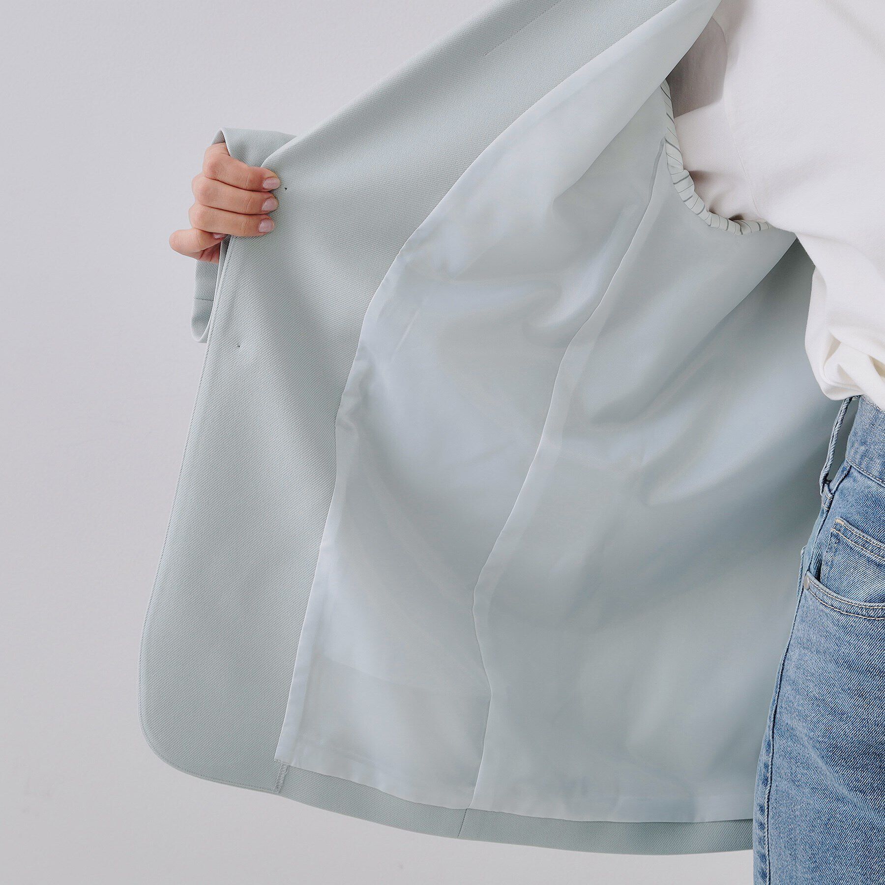 OPAQUE.CLIP「オーバーサイズテーラードジャケット【洗える】」|テーラードジャケット|