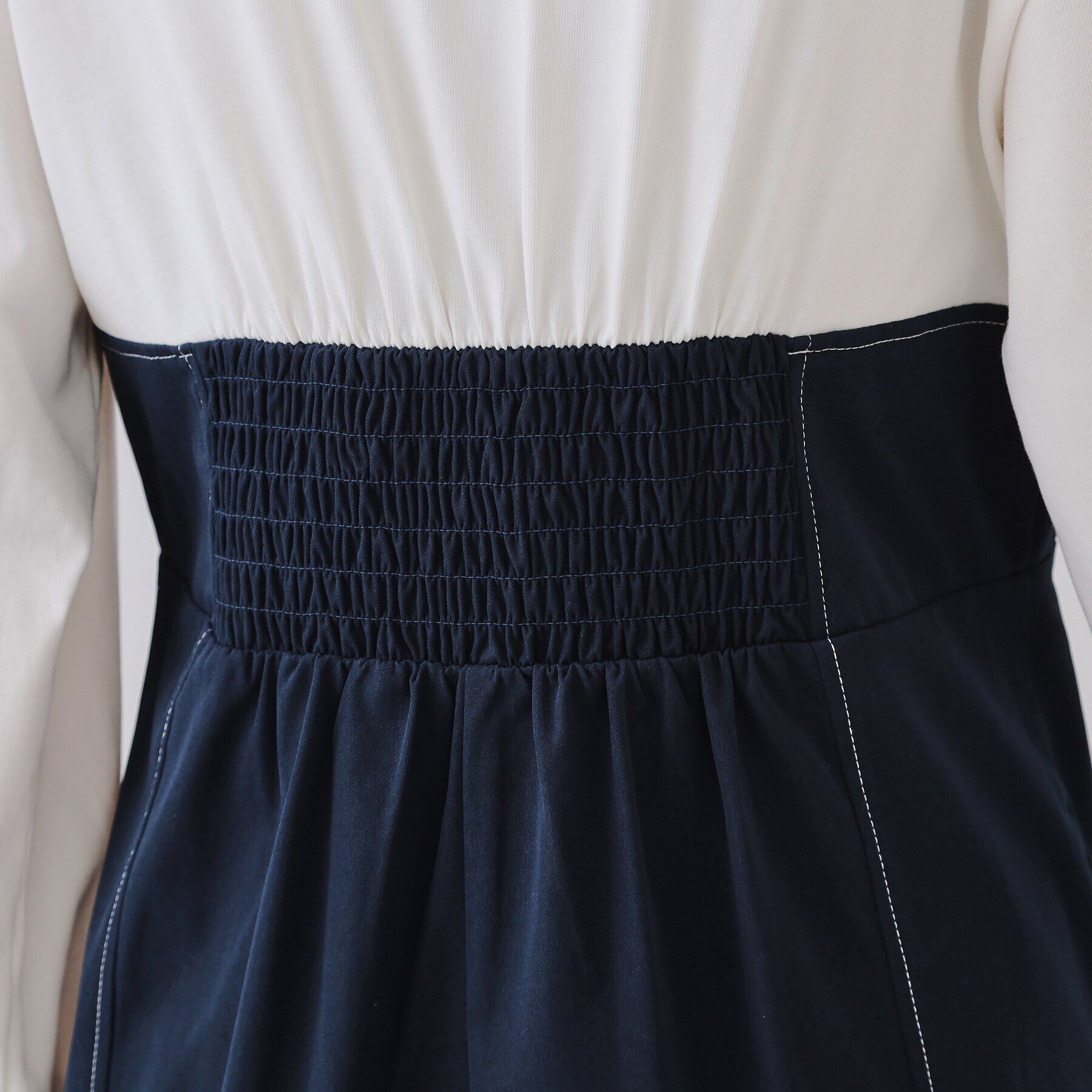 OPAQUE.CLIP「ビスチェドッキングワンピース【洗濯機洗い可】」|ワンピース|