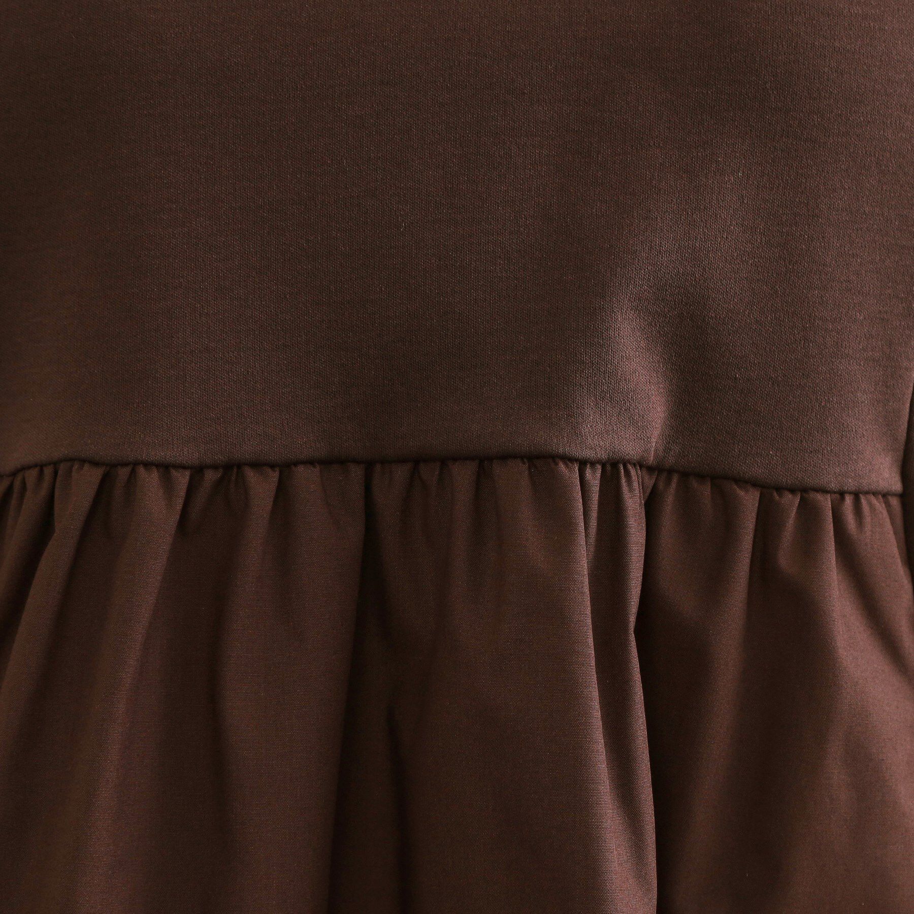 OPAQUE.CLIP「ペプラムドッキングカットソー【洗濯機洗い可】」|Tシャツ・カットソー|