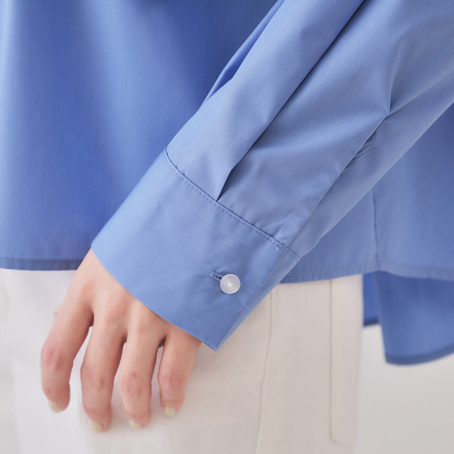 OPAQUE.CLIP「《andGIRL掲載》フリルデザインシャツ【洗濯機洗い可】」|シャツ・ブラウス|