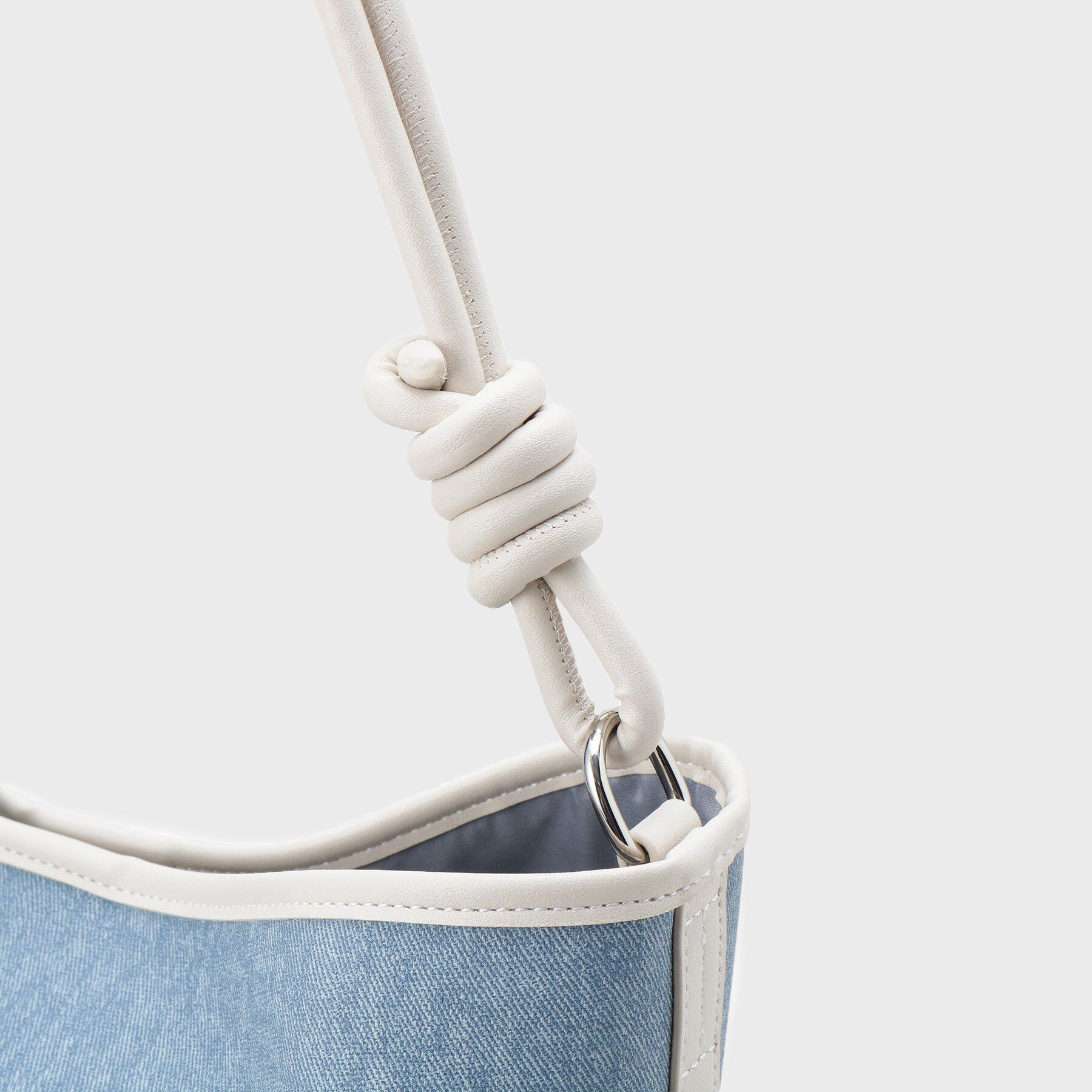 OPAQUE.CLIP「合皮コンビデザインバイカラーワンショルダーバッグ」|ショルダー・メッセンジャー|