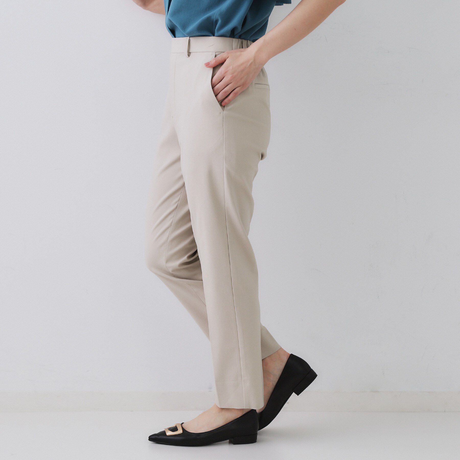 OPAQUE.CLIP「《S-LLサイズ》ハイストレッチスティックパンツ【洗濯機洗い可/接触冷感】」|その他|