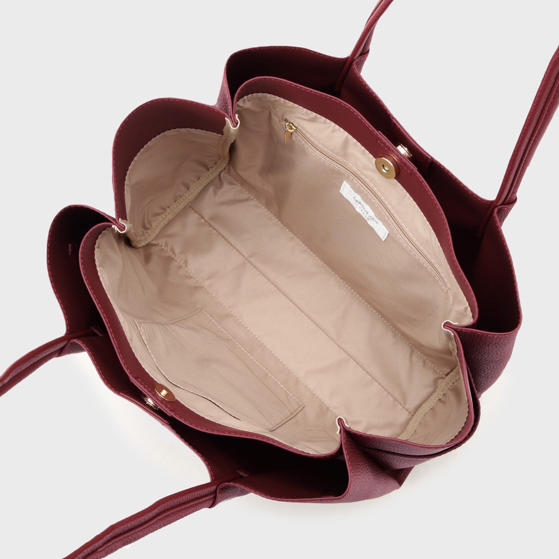 OPAQUE.CLIP「【軽量/A4サイズ対応/通勤対応】フロントベルトデザイントートバッグ」|トートバッグ|