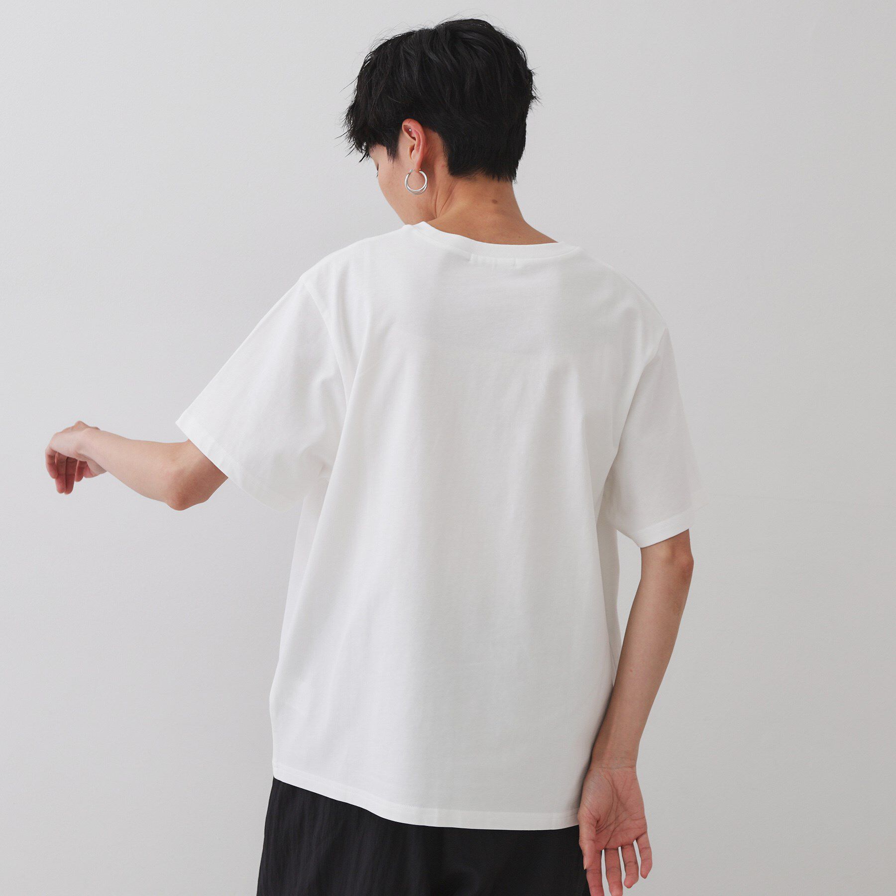 OPAQUE.CLIP「フォトプリントTシャツ【洗濯機洗い可】」|Tシャツ・カットソー|