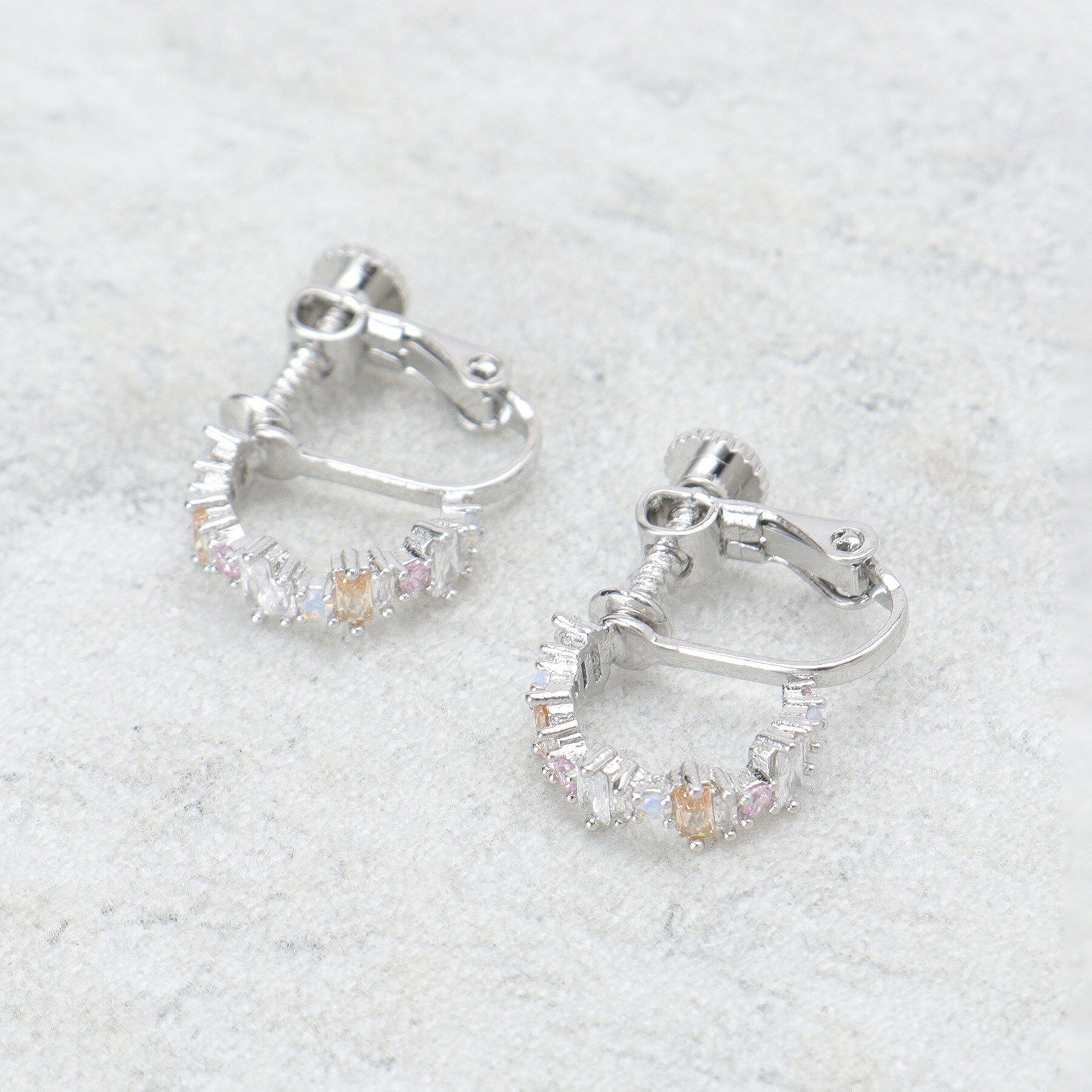 OPAQUE.CLIP「ビジューイヤリング」|イヤリング|シルバー(006)